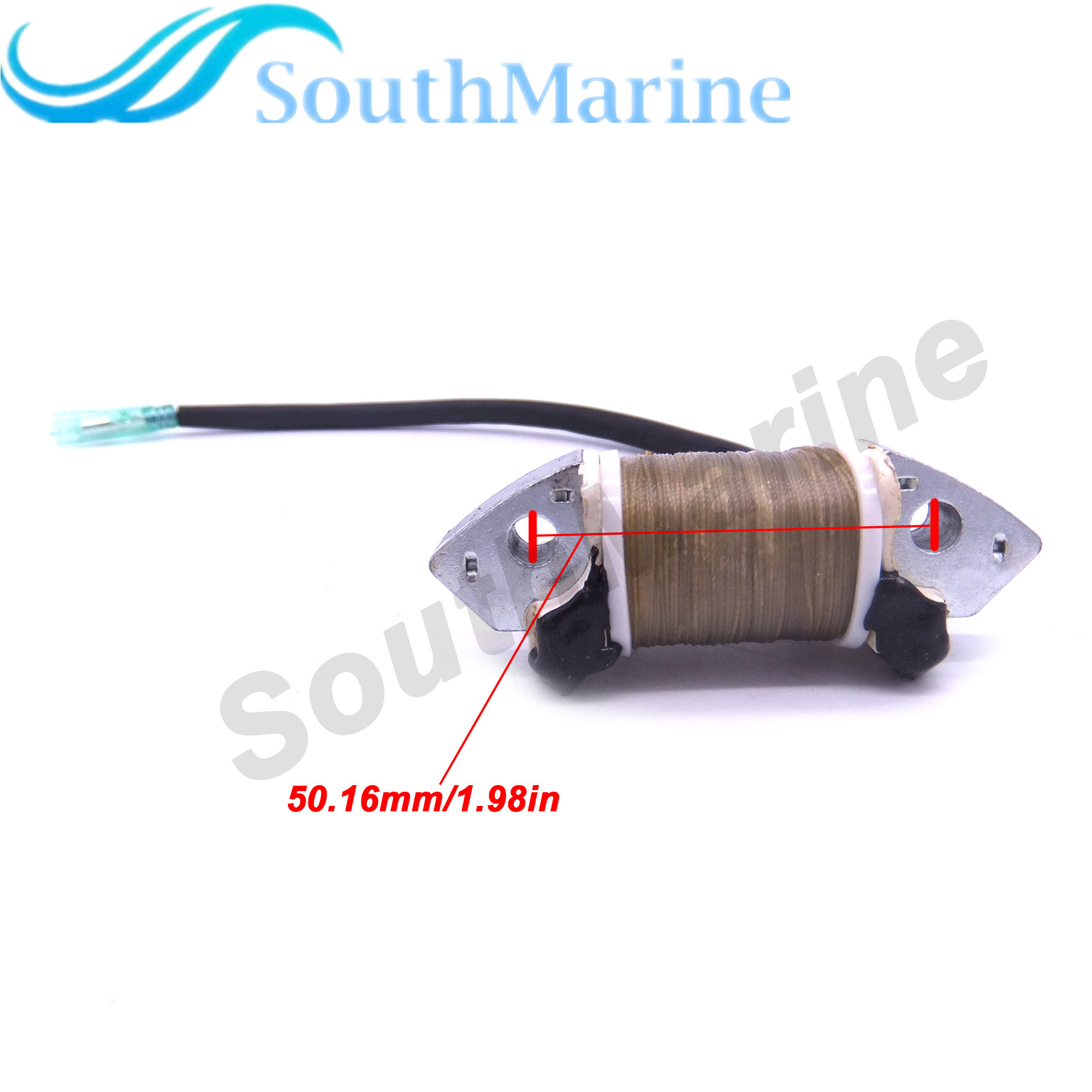 Boat Motor 68T-85520-00 Charging Coil Assy for Yamaha 4-Stroke Outboard Engine 6HP 8HP 9.9HP