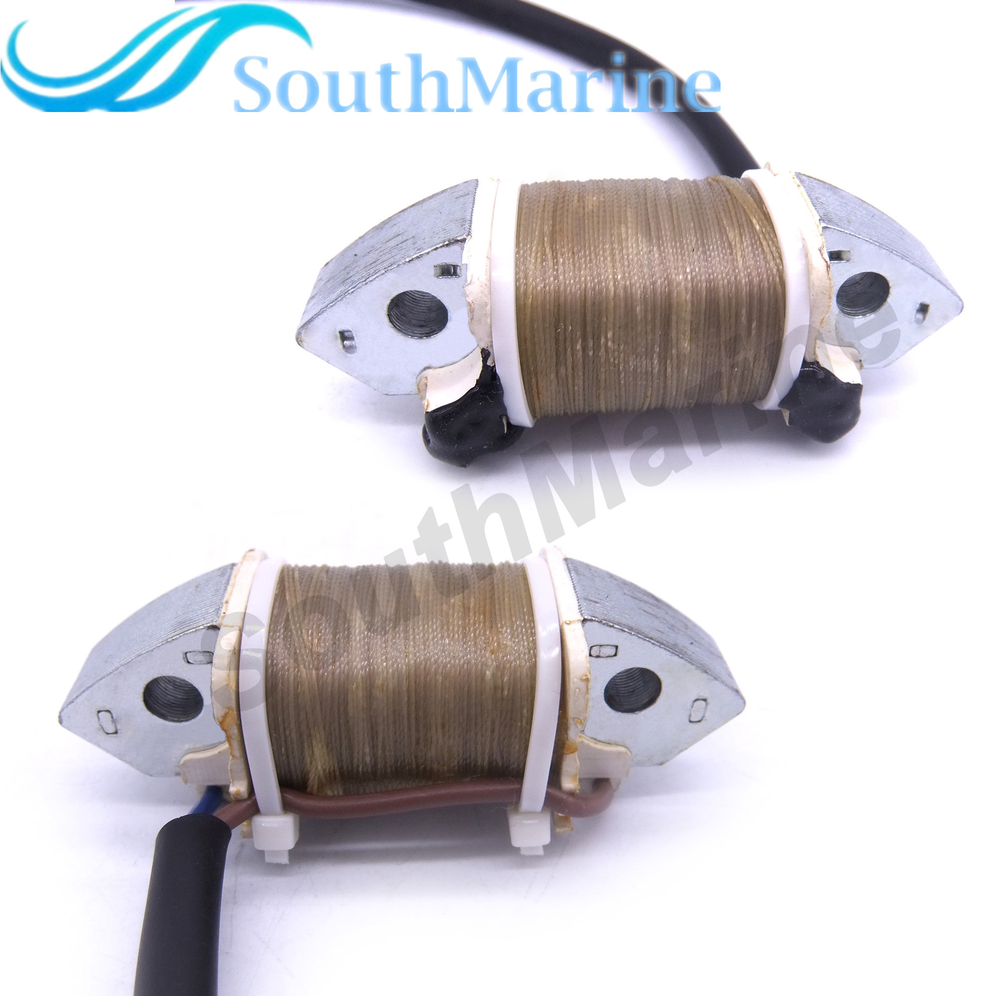 Boat Motor 68T-85520-00 Charging Coil Assy for Yamaha 4-Stroke Outboard Engine 6HP 8HP 9.9HP