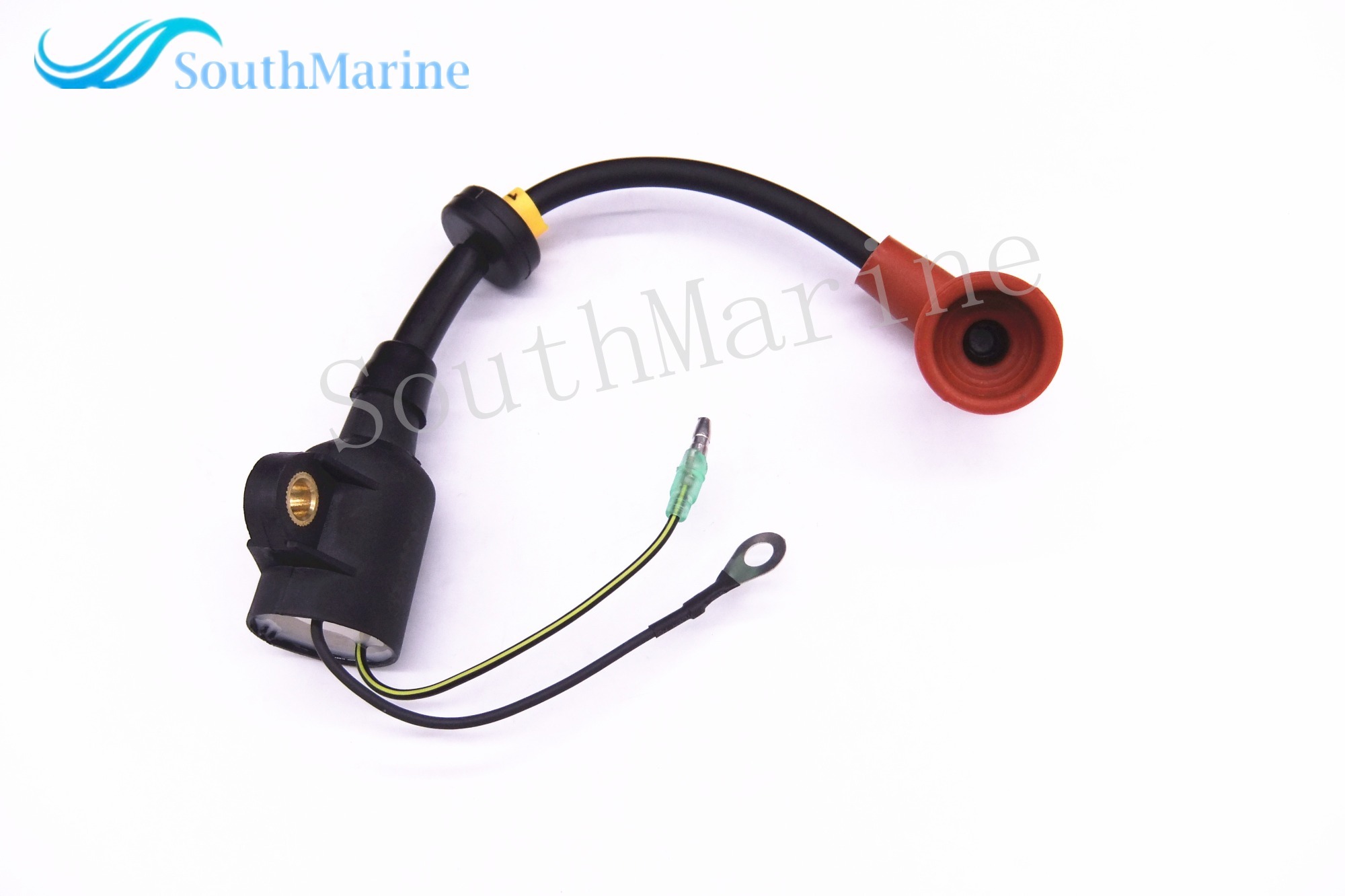 Boat Engine 63V-85570-00 63V-85570 Ignition Coil for Yamaha 9.9HP 15HP 2-Stroke 1996-2009 Outboard Engine