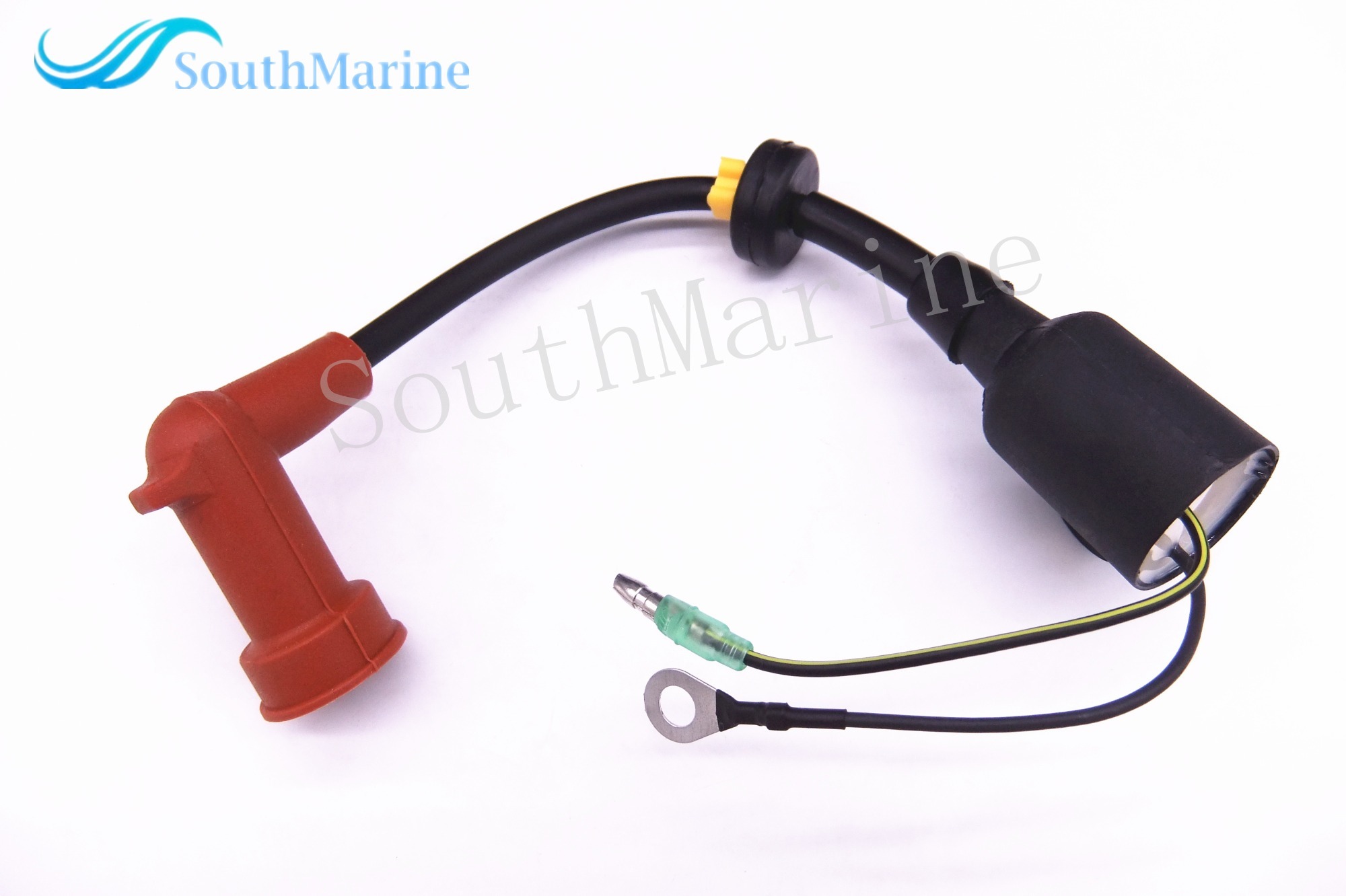Boat Engine 63V-85570-00 63V-85570 Ignition Coil for Yamaha 9.9HP 15HP 2-Stroke 1996-2009 Outboard Engine