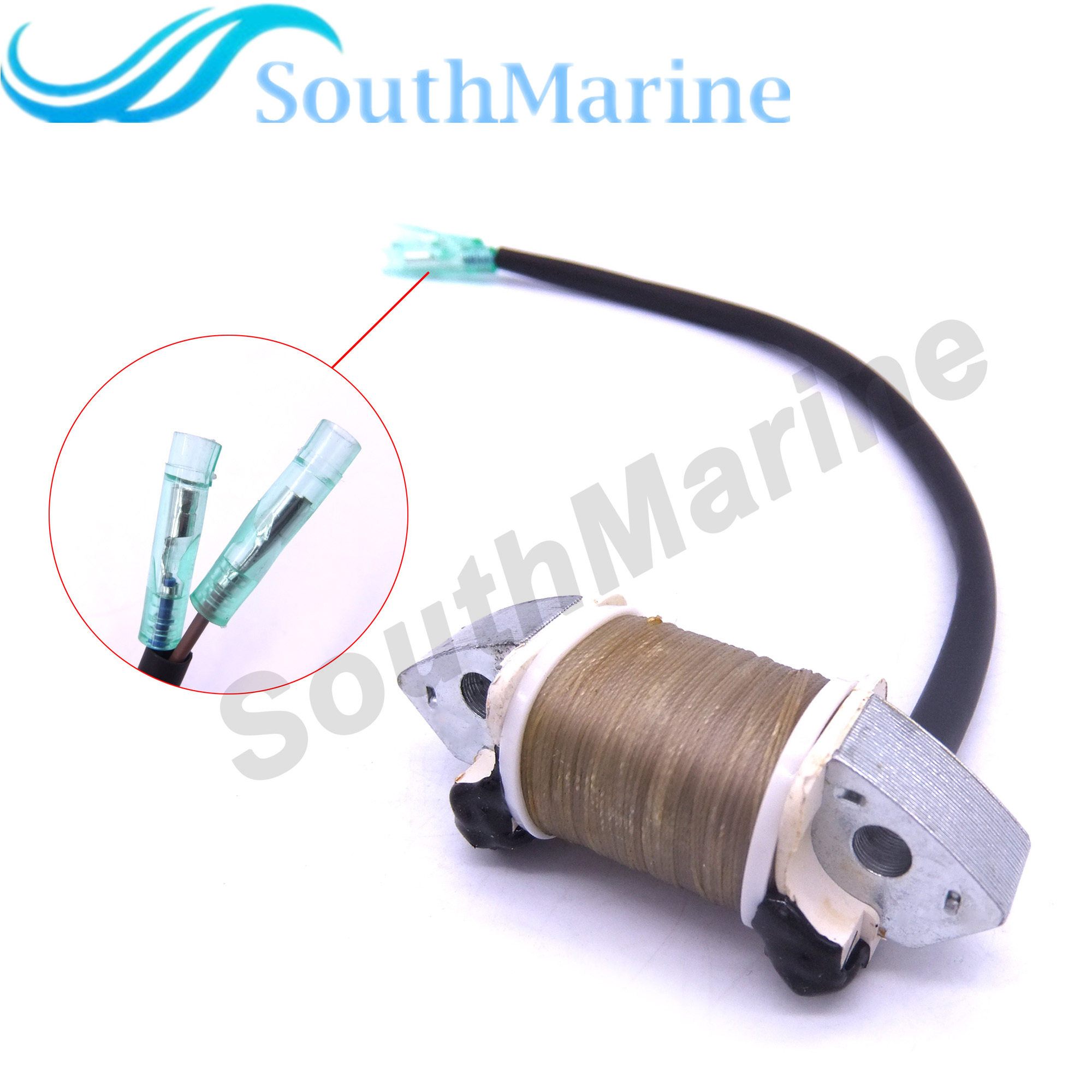 Boat Motor 68T-85520-00 Charging Coil Assy for Yamaha 4-Stroke Outboard Engine 6HP 8HP 9.9HP