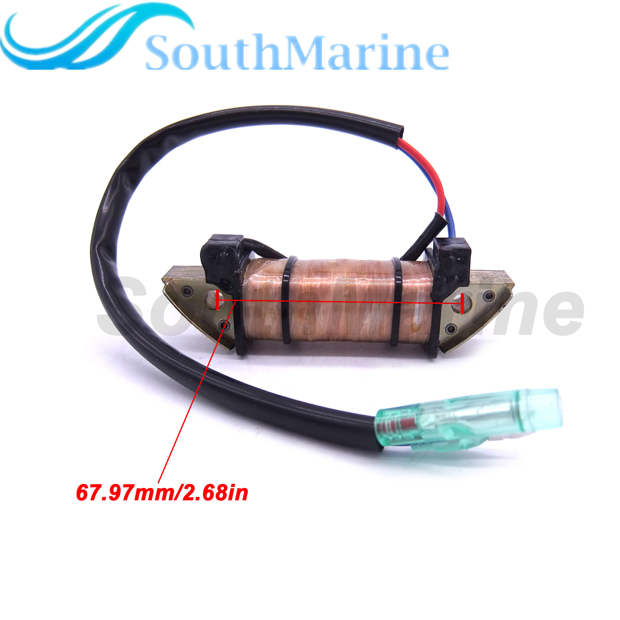 Boat Motor 803702 Exciter Coil Assy for Mercury Mariner Outboard Engine 15HP 18HP