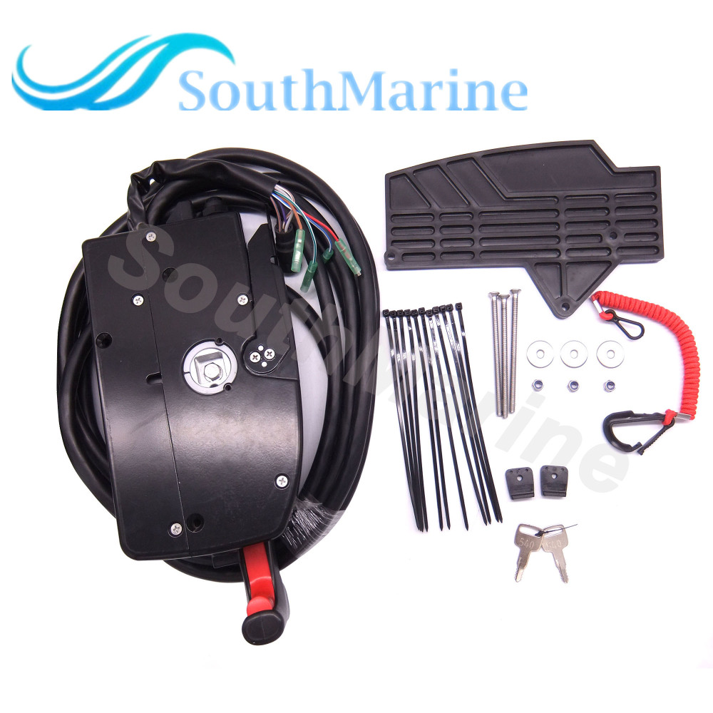 Boat Motor 881170A20 Side Mount Remote Control Box with 8 Pin for Mercury Outboard Engine PT