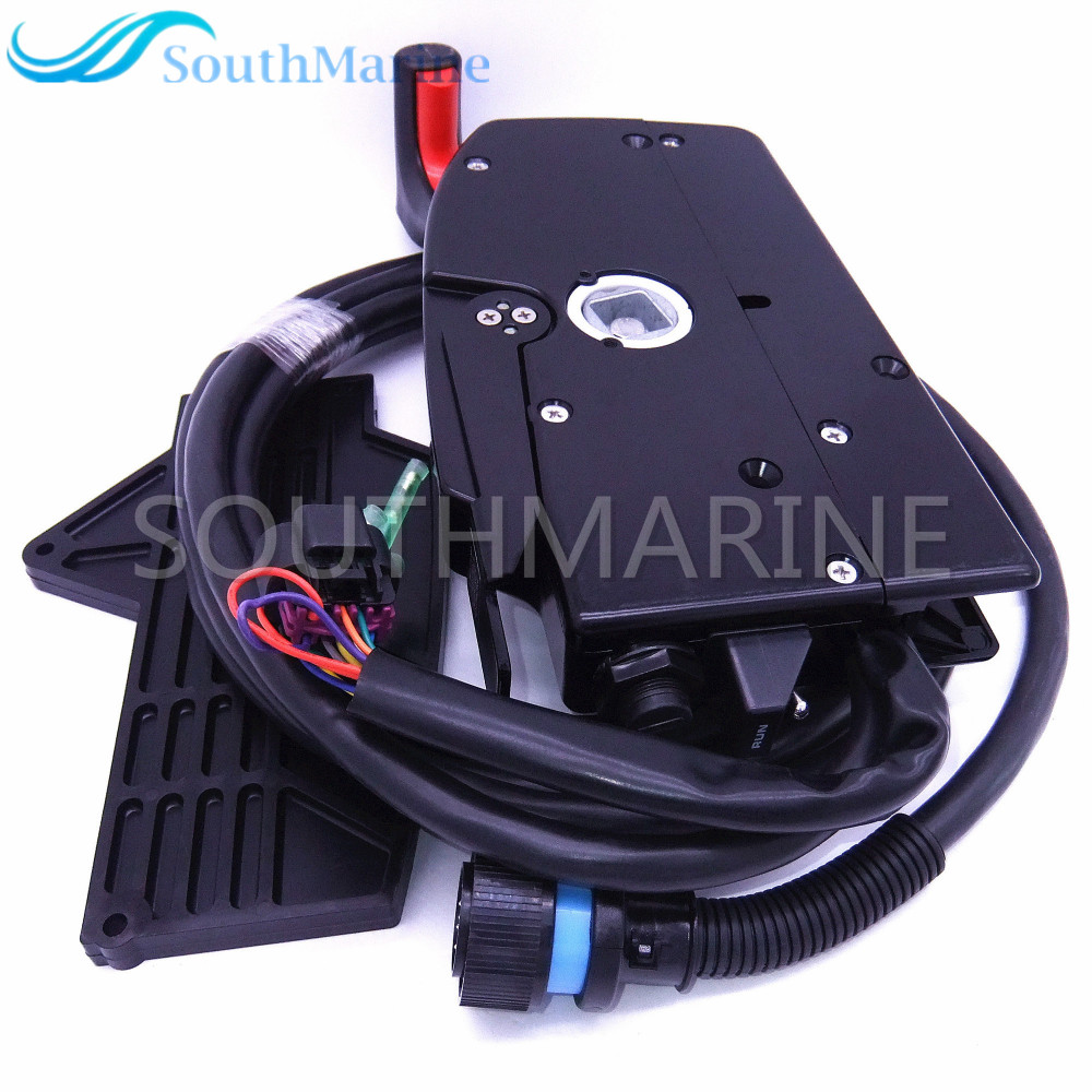 Boat Motor 881170A13 Side Mount Remote Control Box with 14 Pin for Mercury Outboard Engine 14Pin, Right Hand