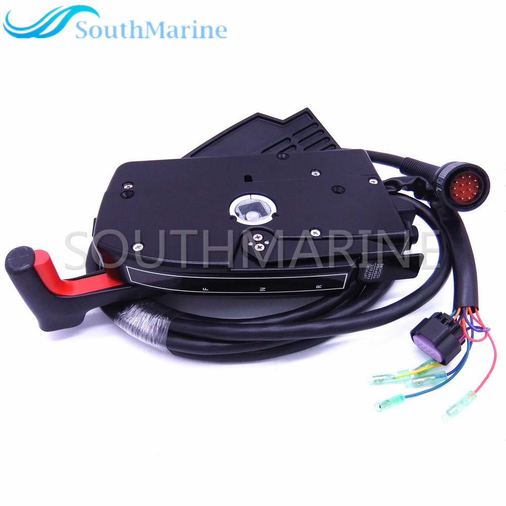Boat Motor 881170A13 Side Mount Remote Control Box with 14 Pin for Mercury Outboard Engine 14Pin, Right Hand