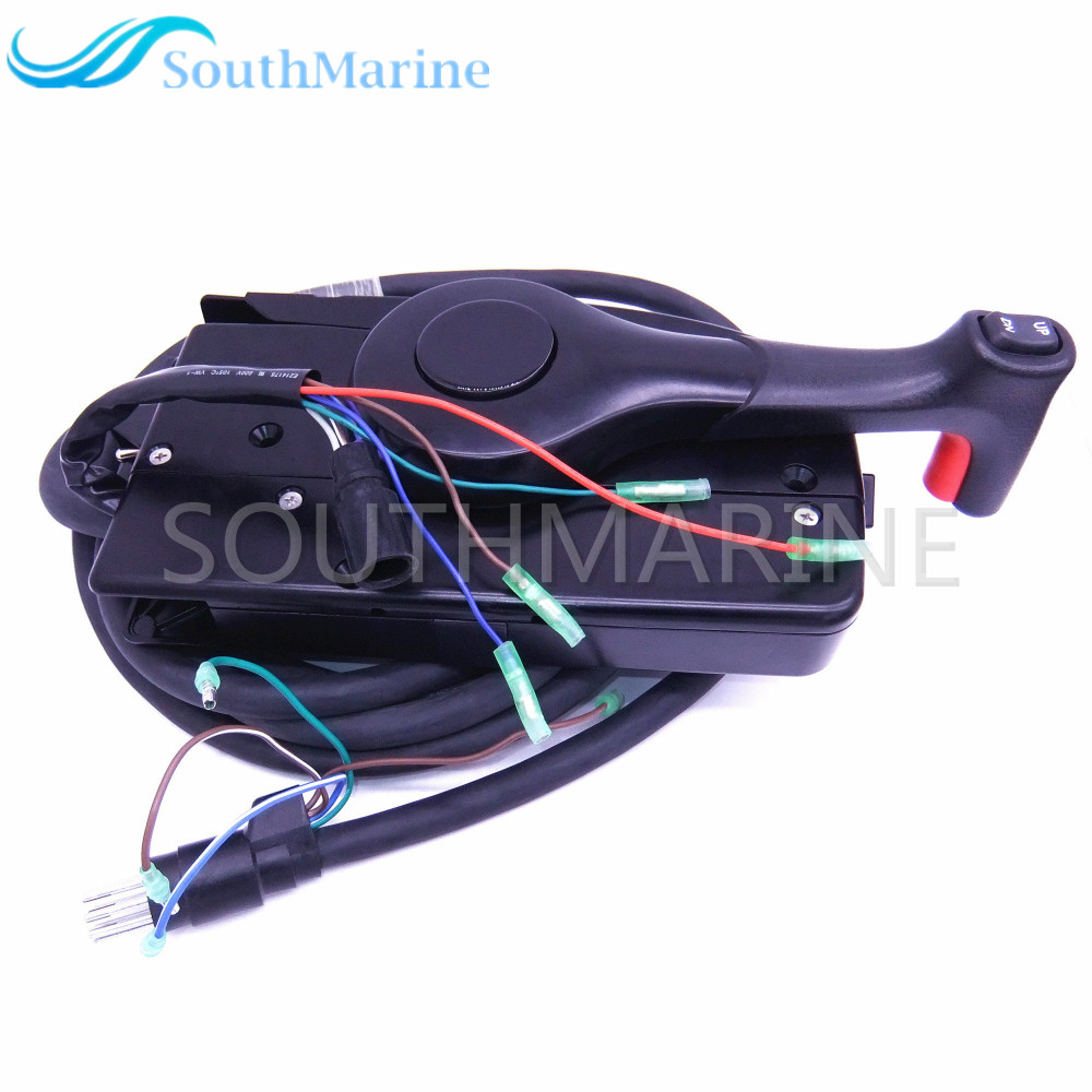 Boat Motor 881170A15 Side Mount Remote Control Box With 8 Pin for Mercury Outboard Engine PT, Left Side