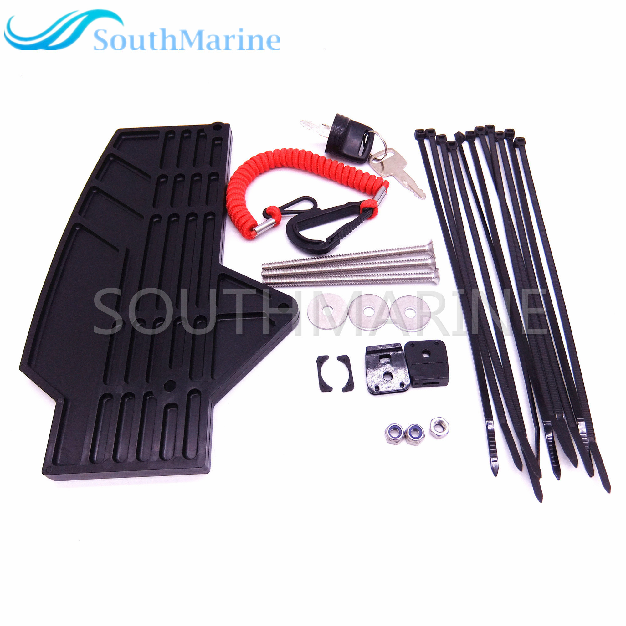 Boat Motor 881170A15 Side Mount Remote Control Box With 8 Pin for Mercury Outboard Engine PT, Left Side