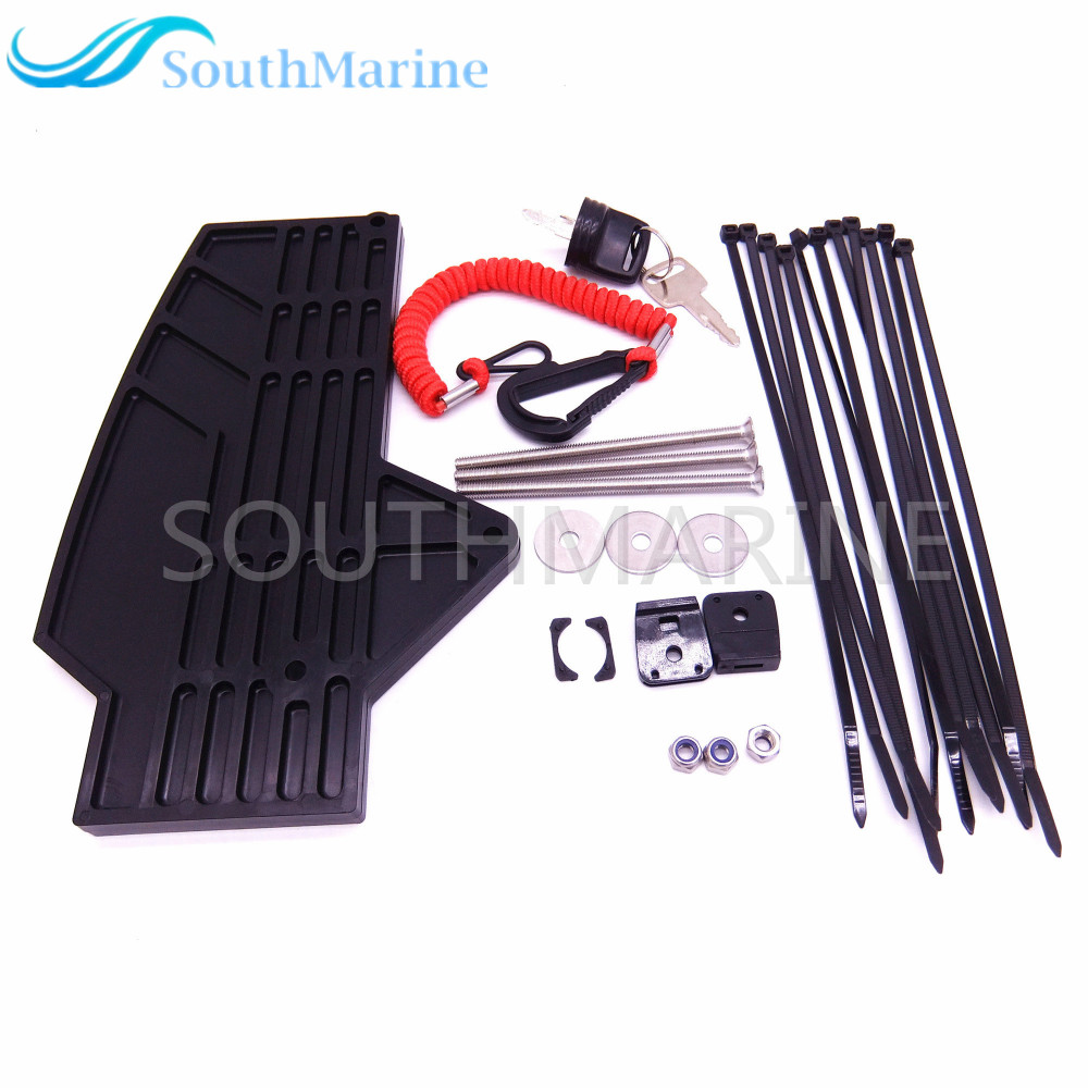 Boat Motor 881170A15 Side Mount Remote Control Box With 8 Pin for Mercury Outboard Engine PT, Left Side