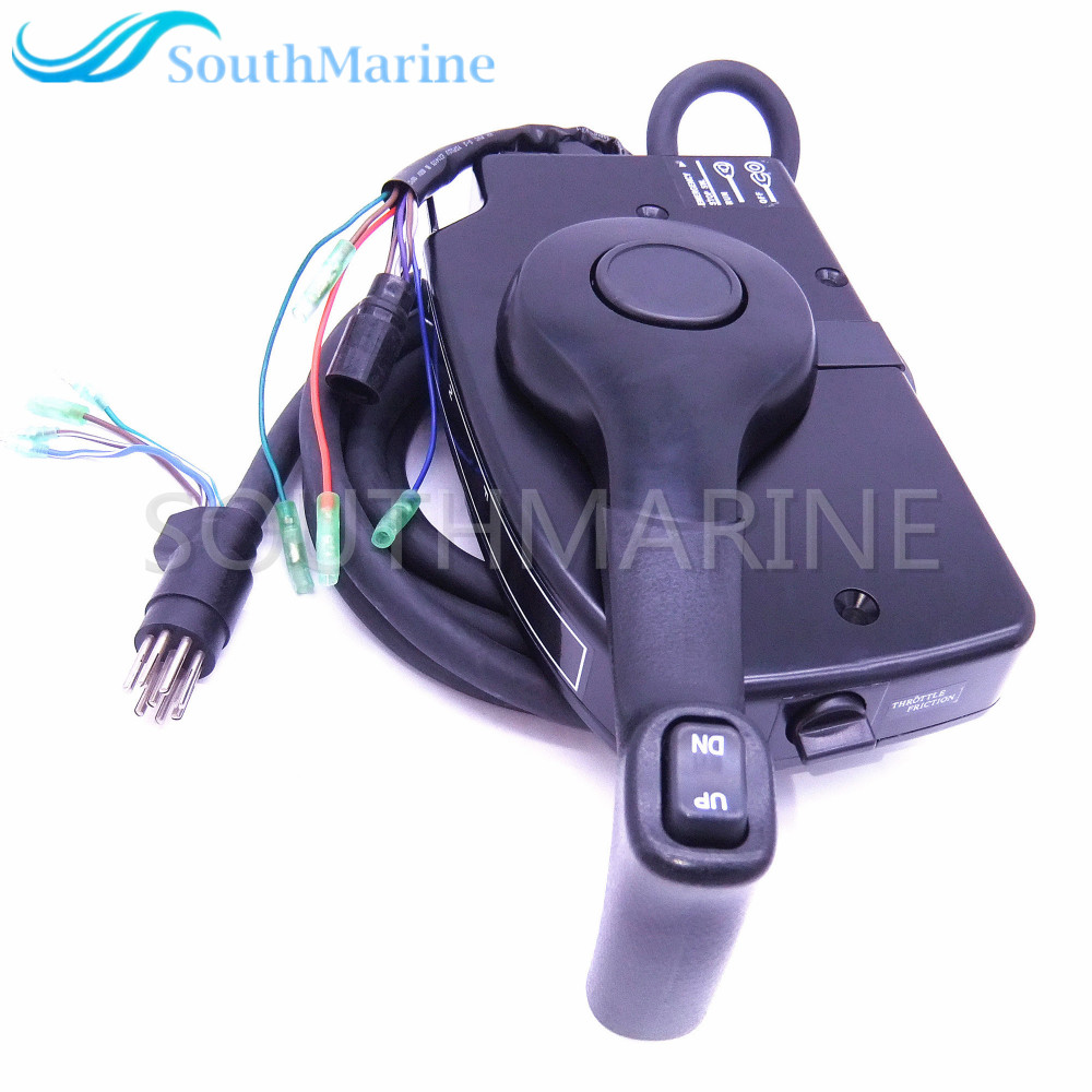 Boat Motor 881170A15 Side Mount Remote Control Box with 8 Pin for Mercury Outboard Engine PT, Right Hand