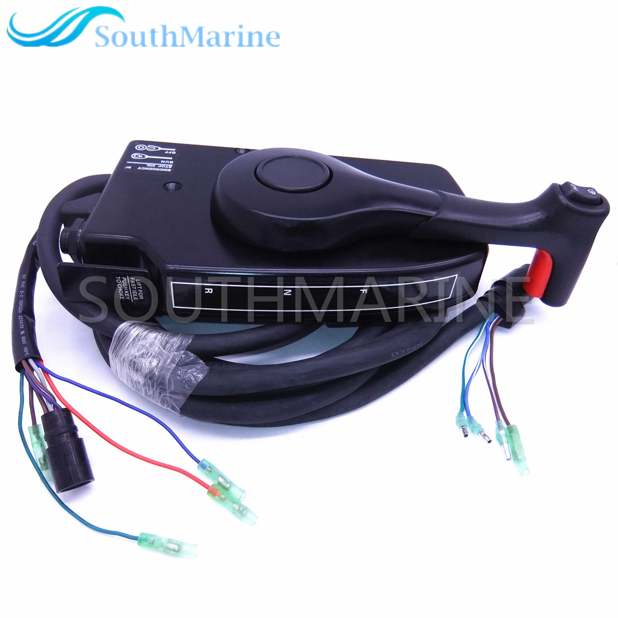 Boat Motor 881170A15 Side Mount Remote Control Box with 8 Pin for Mercury Outboard Engine PT, Right Hand
