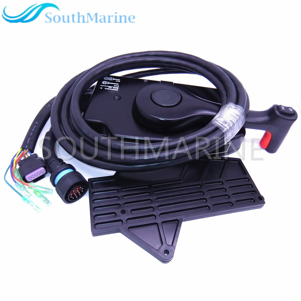 Boat Motor 881170A13 Side Mount Remote Control Box with 14 Pin for Mercury Outboard Engine 14Pin, Right Hand