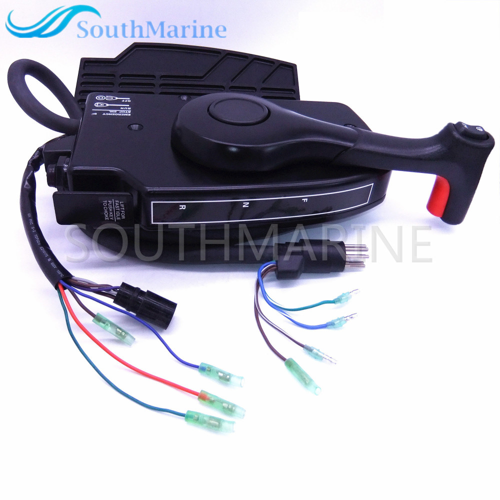 Boat Motor 881170A15 Side Mount Remote Control Box with 8 Pin for Mercury Outboard Engine PT, Right Hand