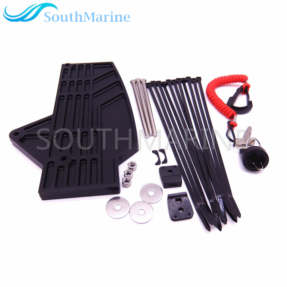 Boat Motor 881170A15 Side Mount Remote Control Box with 8 Pin for Mercury Outboard Engine PT, Right Hand