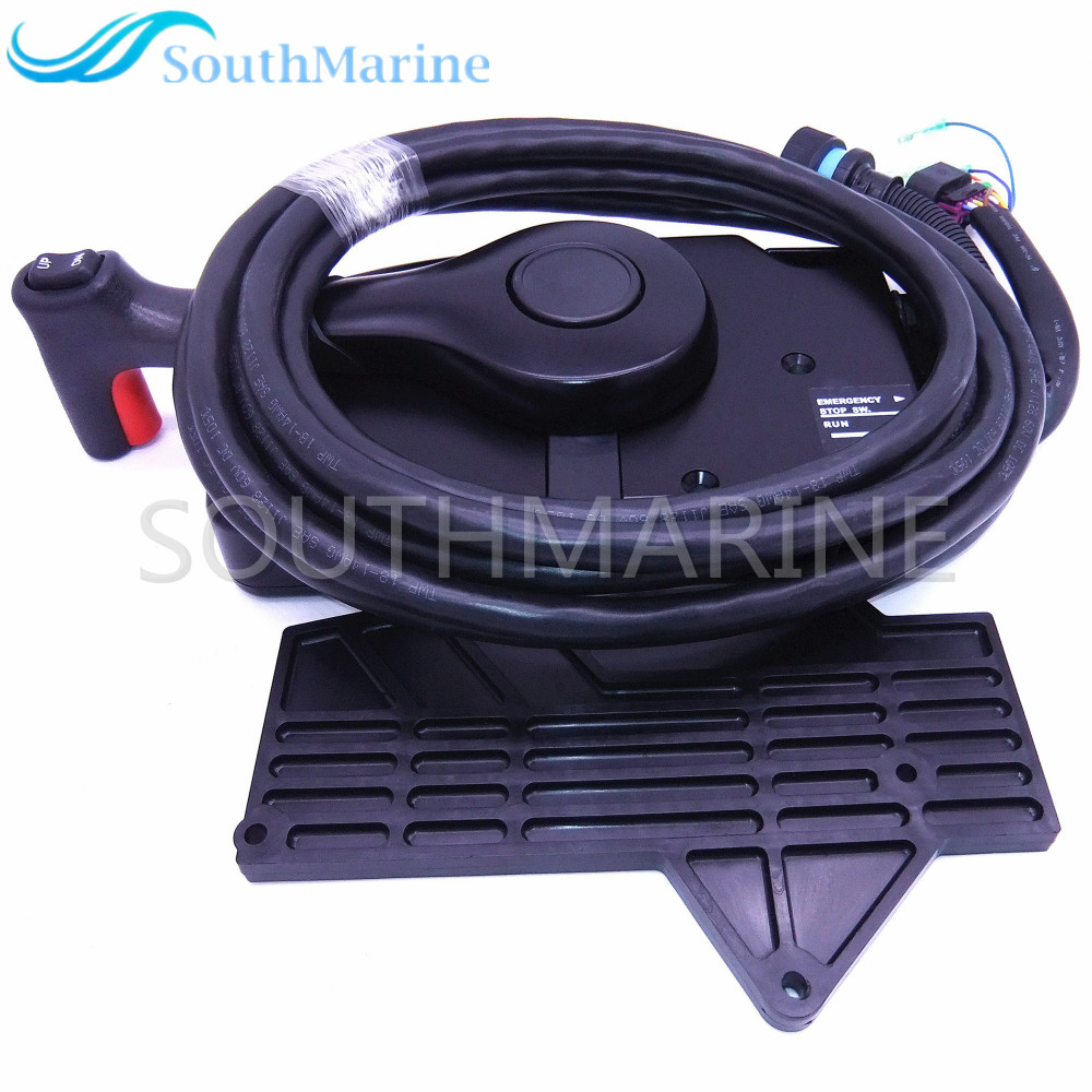 Boat Motor 881170A13 Side Mount Remote Control Box with 14 Pin for Mercury Outboard Engine 14Pin, Right Hand