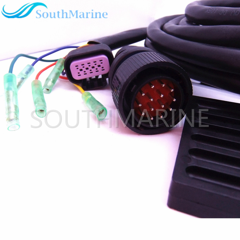 Boat Motor 881170A13 Side Mount Remote Control Box with 14 Pin for Mercury Outboard Engine 14Pin, Right Hand
