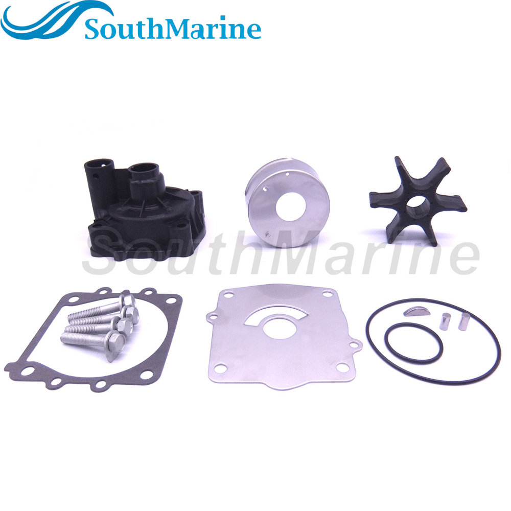 Boat Engine 61A-W0078-01 61A-W0078-A1 Water Pump Repair Kit with Housing for Yamaha 150HP 175HP 200HP 225HP 250HP 300HP,for Sierra Marine 18-3395