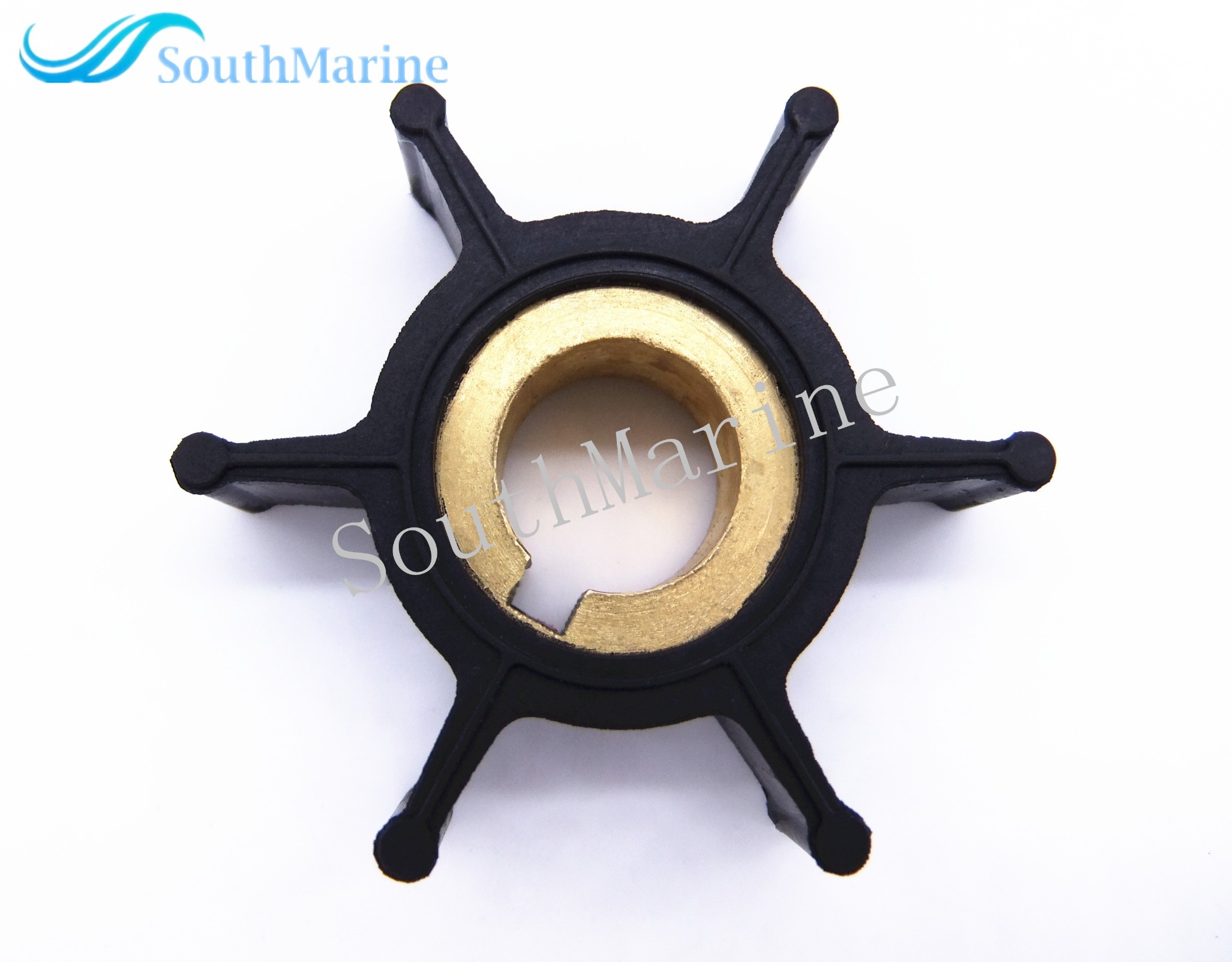 SouthMarine 8095010 Boat Engine Water Pump Impeller for Selva 2-Stroke 6HP Outboard Motors