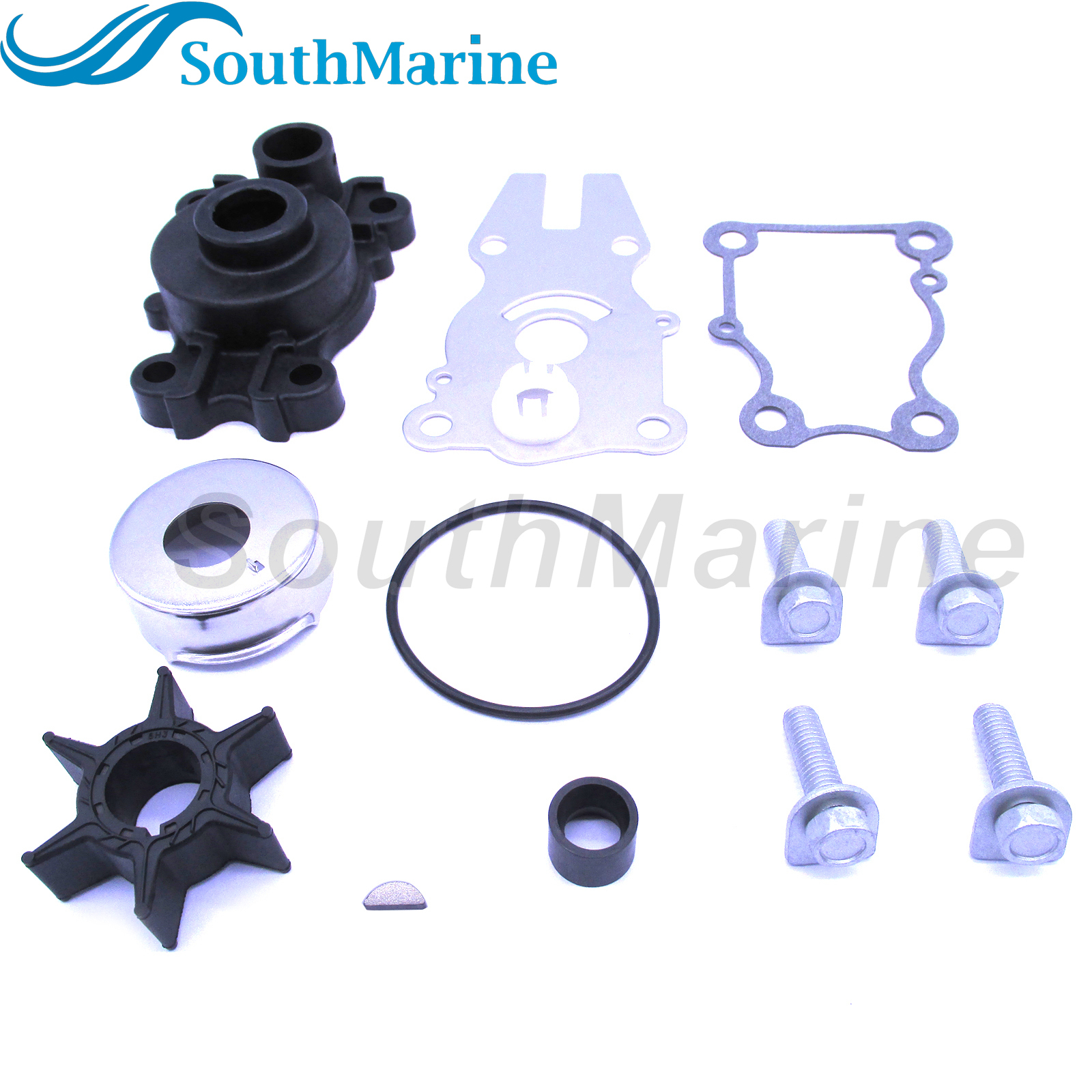 Boat Motor 63D-W0078-01 Water Pump Repair Kit Without Housing for Yamaha 40HP 50HP 60HP Outboard Engine,for Sierra Marine 18-3434