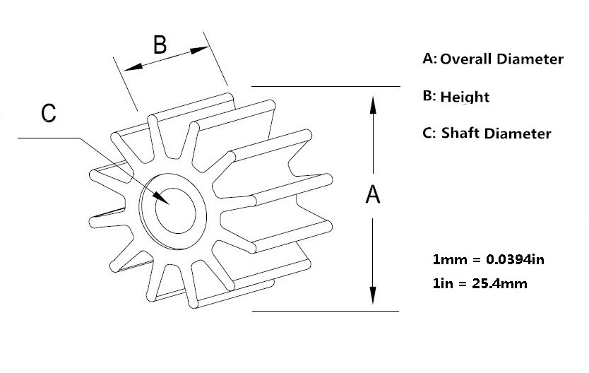 Boat Motor 05031731 0766487 Water Pump Repair Kit Without Housing for Evinrude Johnson OMC 60HP 70HP Outboard Engine,for Sierra Marine 18-3254