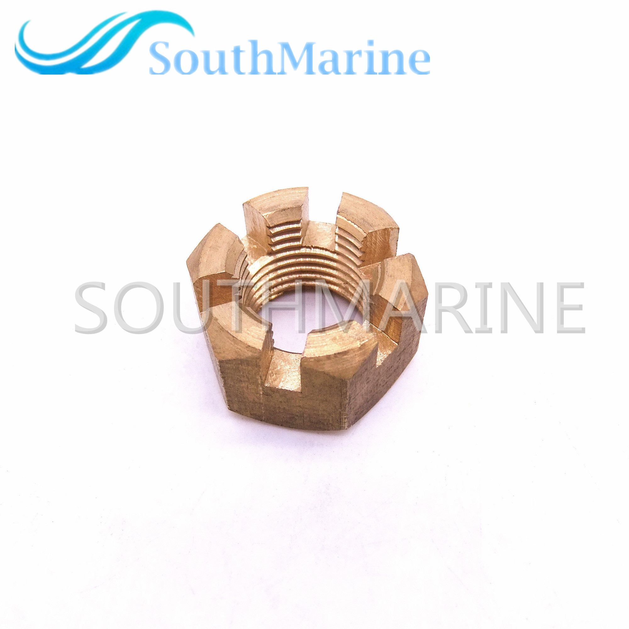 SouthMarine T40-04000021 Propeller Castle Nut for Parsun HDX F30 F40 F60 T30 T40 T36 T40J Boat Outboard Motor