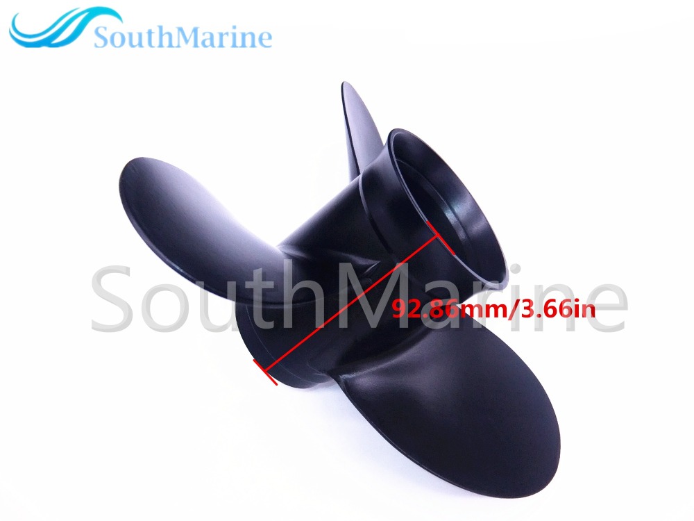 SouthMarine F8-04050000 Aluminum Alloy Propeller for Parsun HDX Makara F8 F9.8 4-Stroke Boat Outboard Motor 8.9x8.3