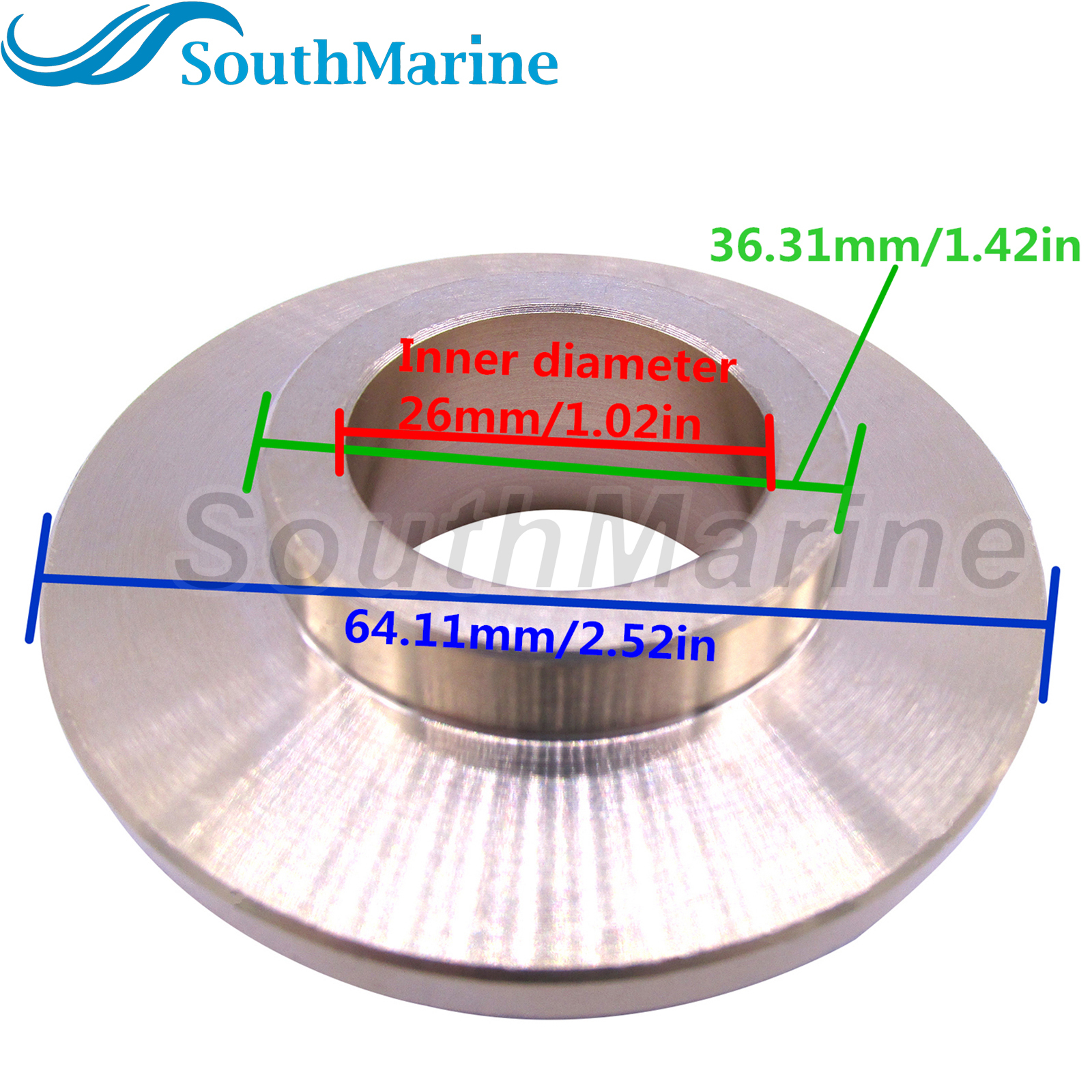 6E5-45987-01 Outboard Propeller Spacer for Yamaha 100HP 115HP 130HP 150HP Boat Motor