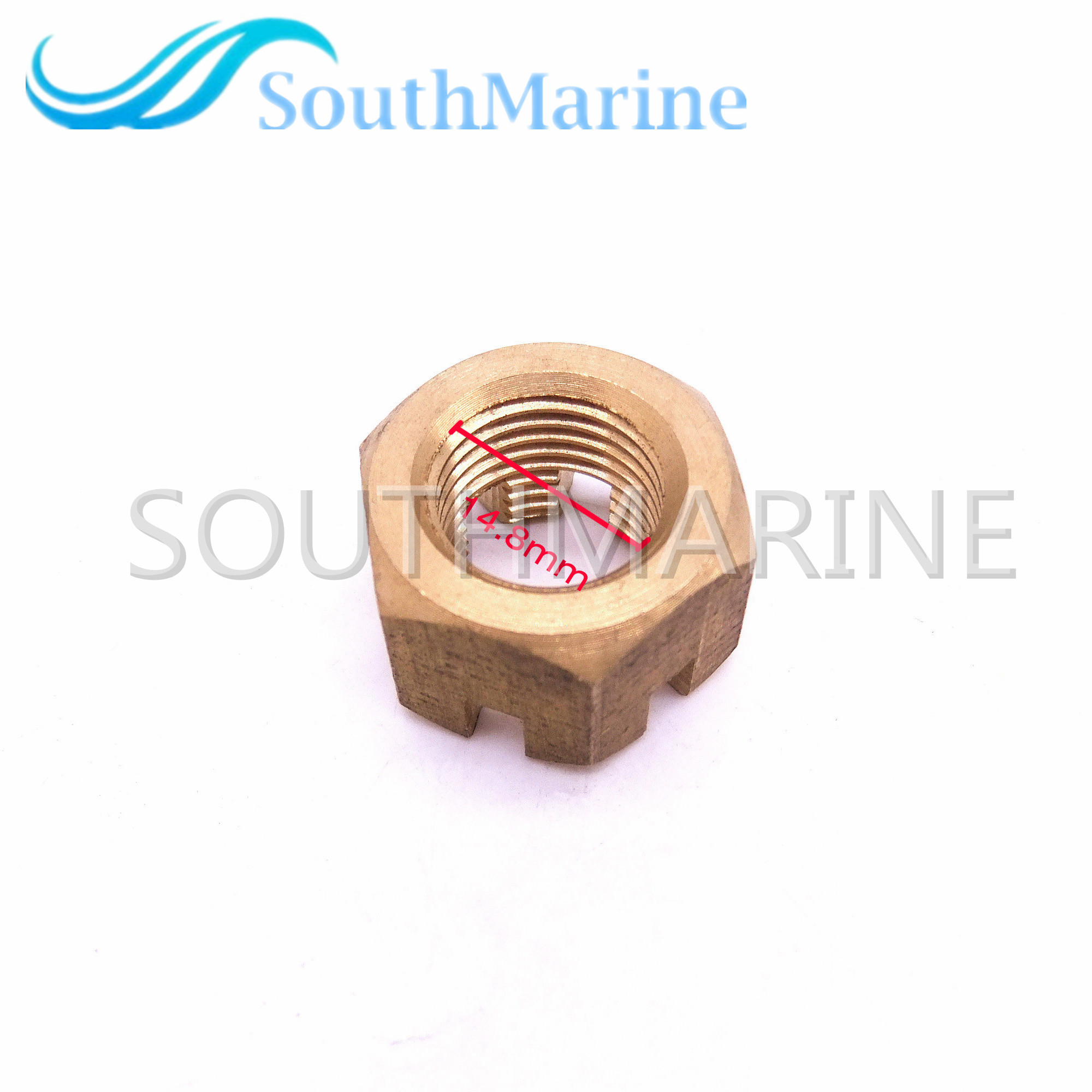 Marine Parts 90171-16011 Nut, Propeller Castle for Yamaha 40HP 50HP 55HP 60HP 70HP 90HP Outboard Engine