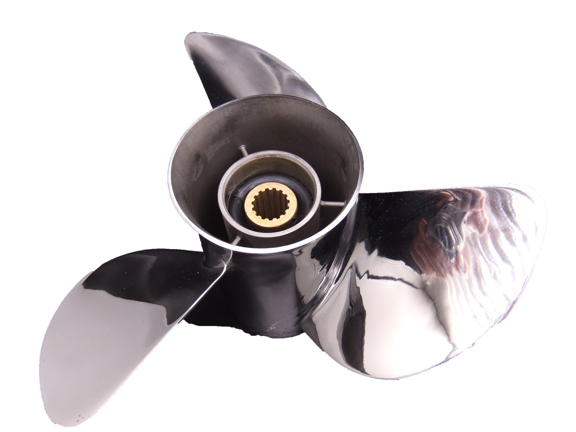 SouthMarine Stainless Steel Propeller 11 1/8x14-F for Yamaha 40HP 50HP Outboard Motor11 1/8 x 14 -F