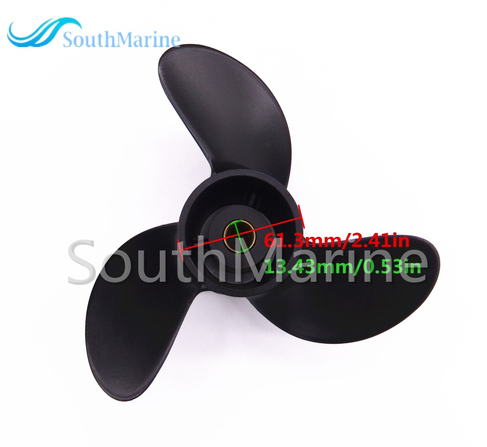 SouthMarine F6-03010000 F6-03010000-8 Propeller for Parsun HDX Makara F5A F6A Outboard Motor 7.8x8