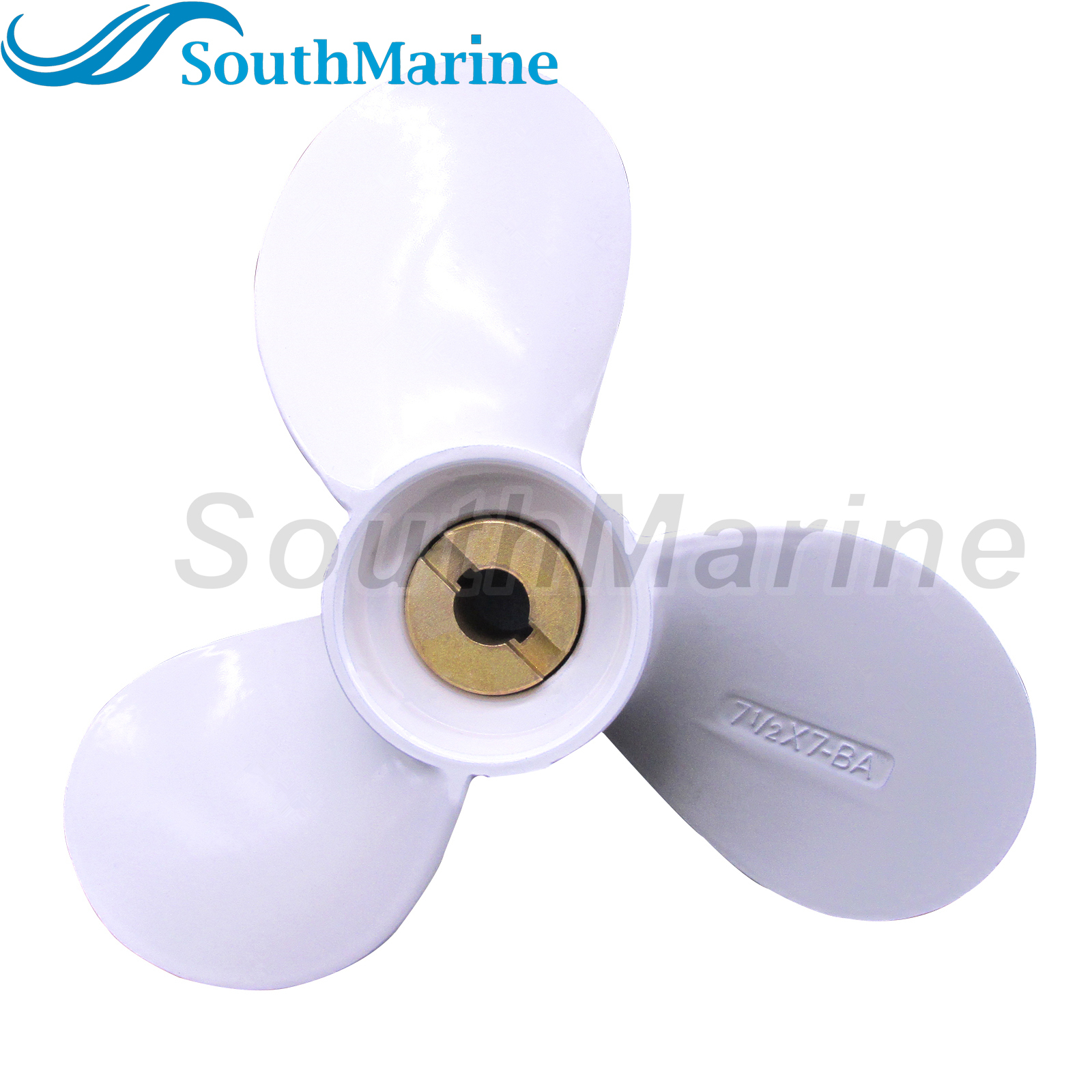 Boat Engine Old Shear Pin Type 6E0-45943-00-EL Propeller 3X7-1/2X7 for Yamaha Outboard 4HP 5HP Marine 2/4-stroke Motor