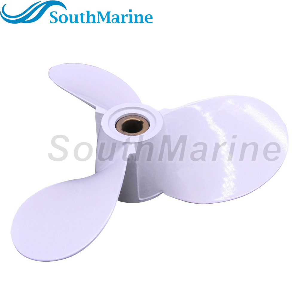 Boat Engine Old Shear Pin Type 6E0-45941-00-EL Propeller 3x7 1/2x8 for Yamaha Outboard 4HP 5HP Marine 2/4-stroke Motor