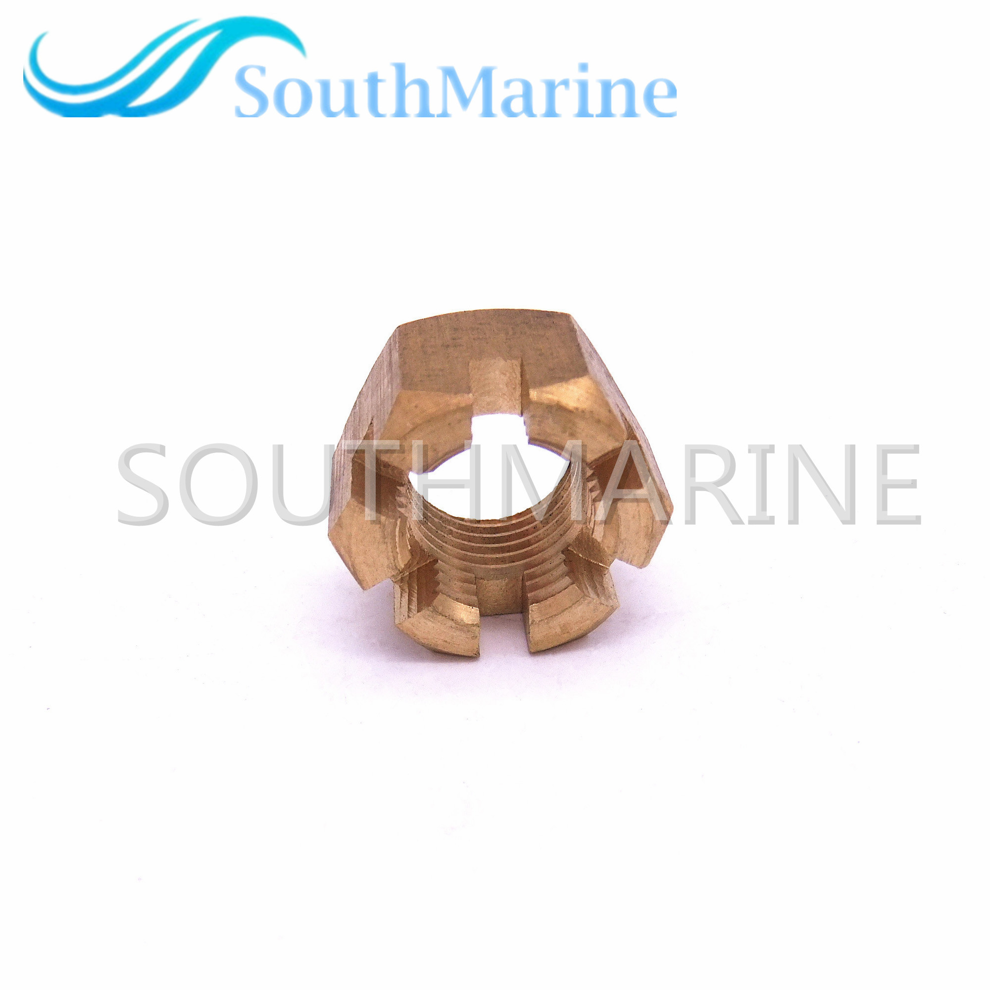 Marine Parts 90171-16011 Nut, Propeller Castle for Yamaha 40HP 50HP 55HP 60HP 70HP 90HP Outboard Engine