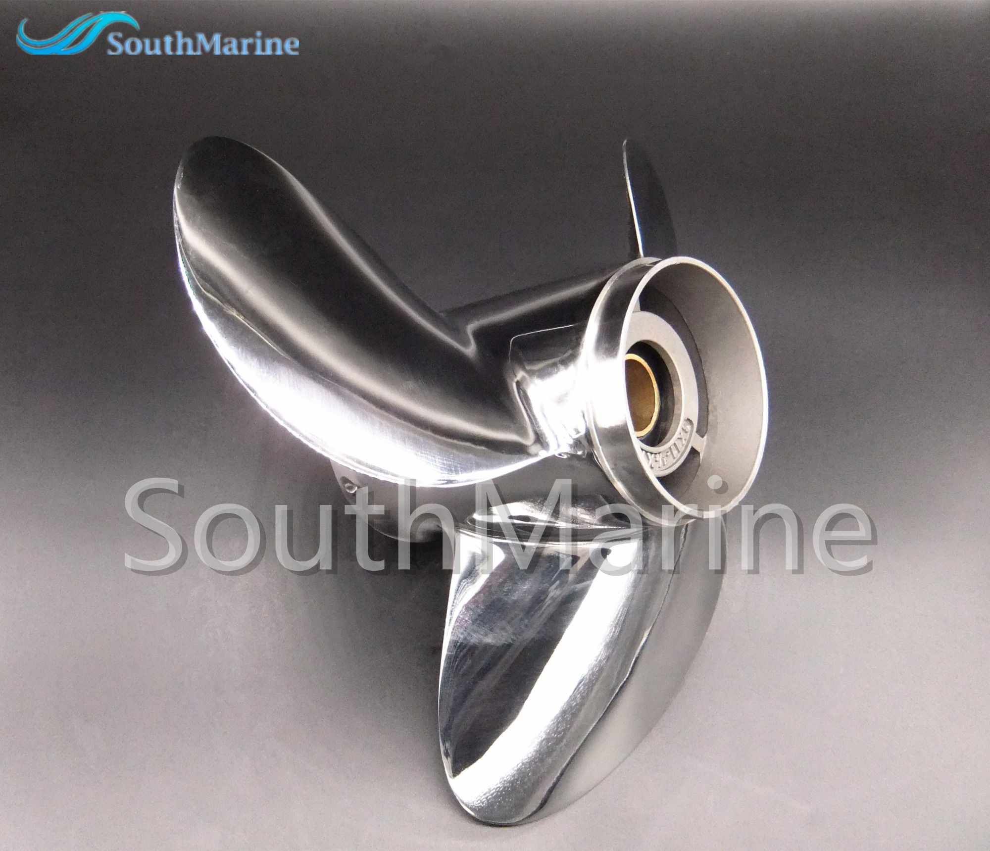 SouthMarine Stainless Steel Propeller 11 1/8x14-F for Yamaha 40HP 50HP Outboard Motor11 1/8 x 14 -F
