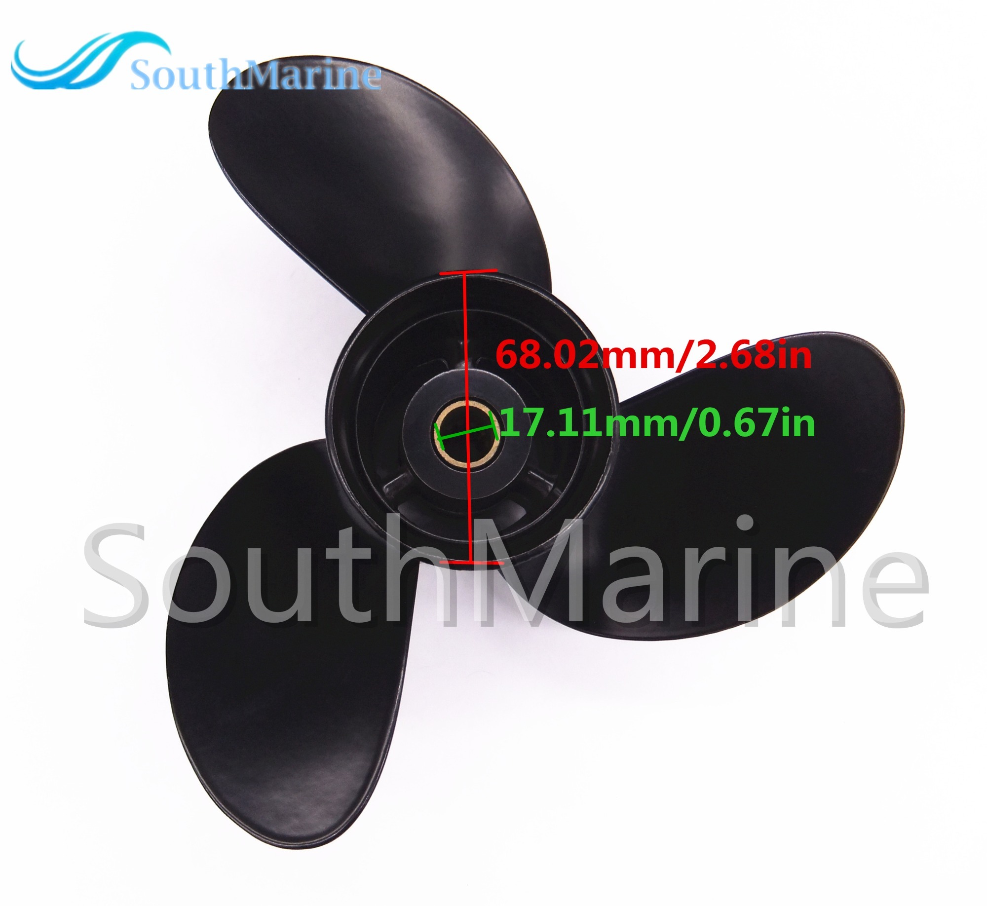 Boat Motor 0766545 766545 Aluminum Alloy Prop Propeller 8.5x9 for Evinrude Johnson OMC BRP 9.8HP Outboard Engine