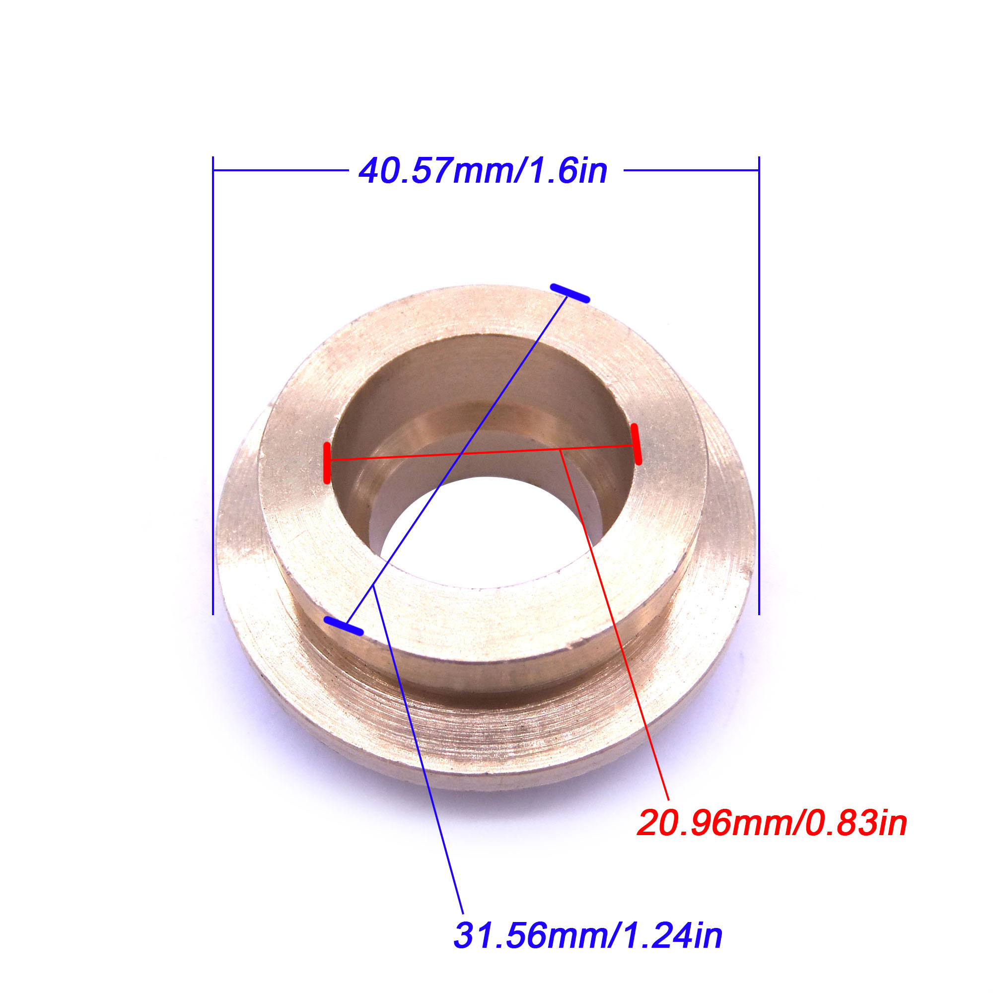 Boat Motor 6L2-45987-00 6L2-45987-01 Propeller Prop Spacer/Thrust Washer for Yamaha Outboard Engine 25HP 30HP C30