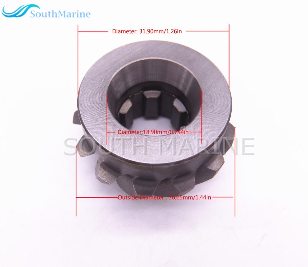 F25-04000005 Pinion Gear for Parsun Outboard Engine 4-Stroke F20 F25 Boat Motor