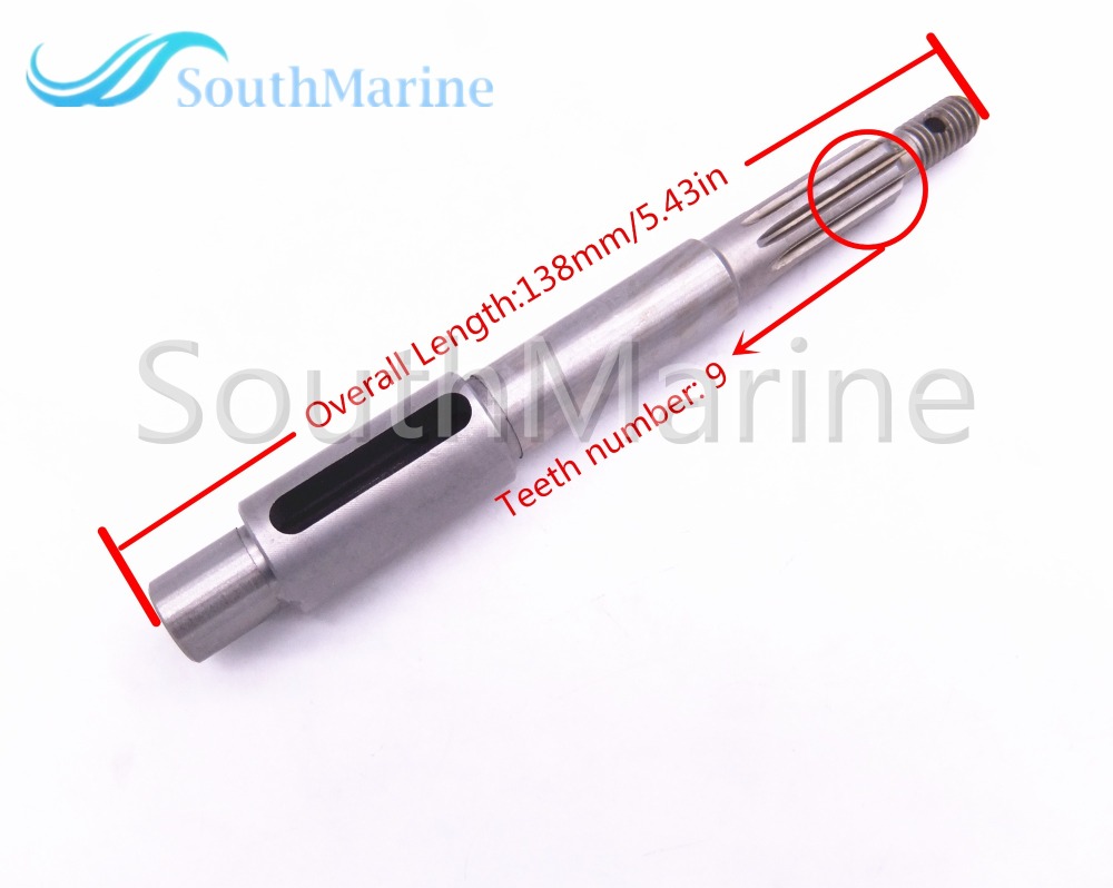 68D-G5611-10 Outboard Engine Propeller Shaft for Yamaha 4-Stroke F4 Boat Motor