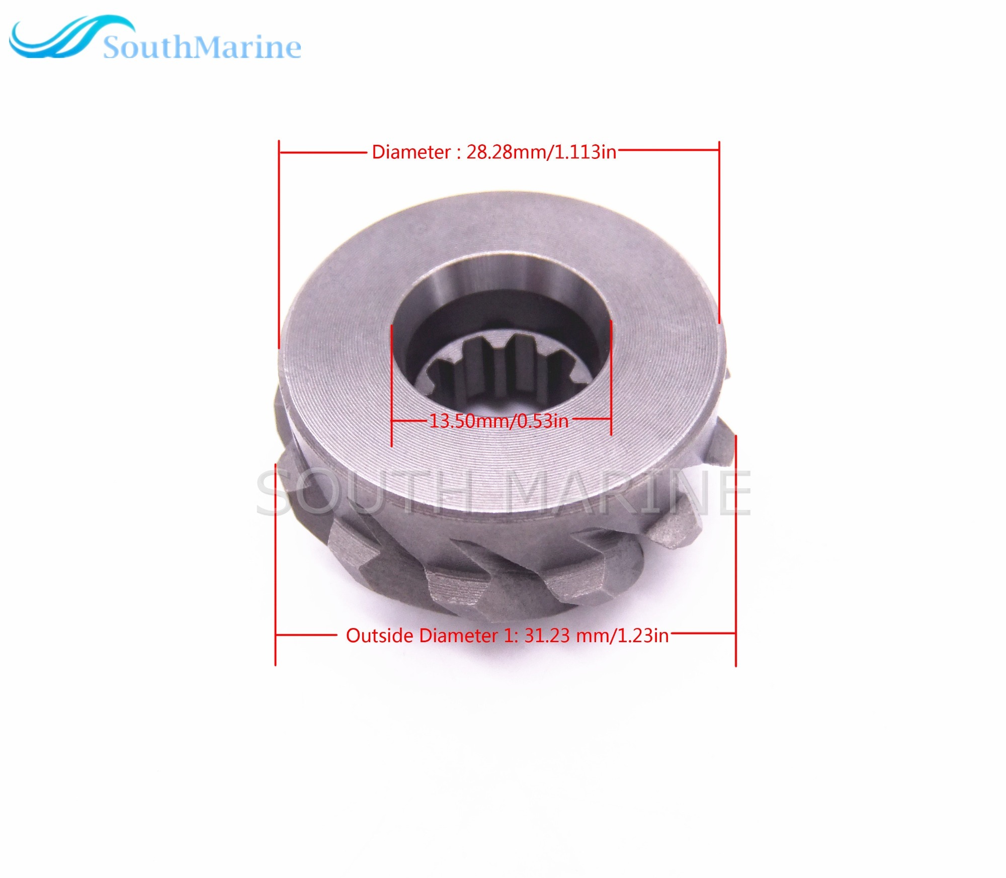 F15-06000011 F20-04000003 Pinion Gear for Parsun HDX Makara Outboard Engine 2-Stroke T15BM T9.9BM