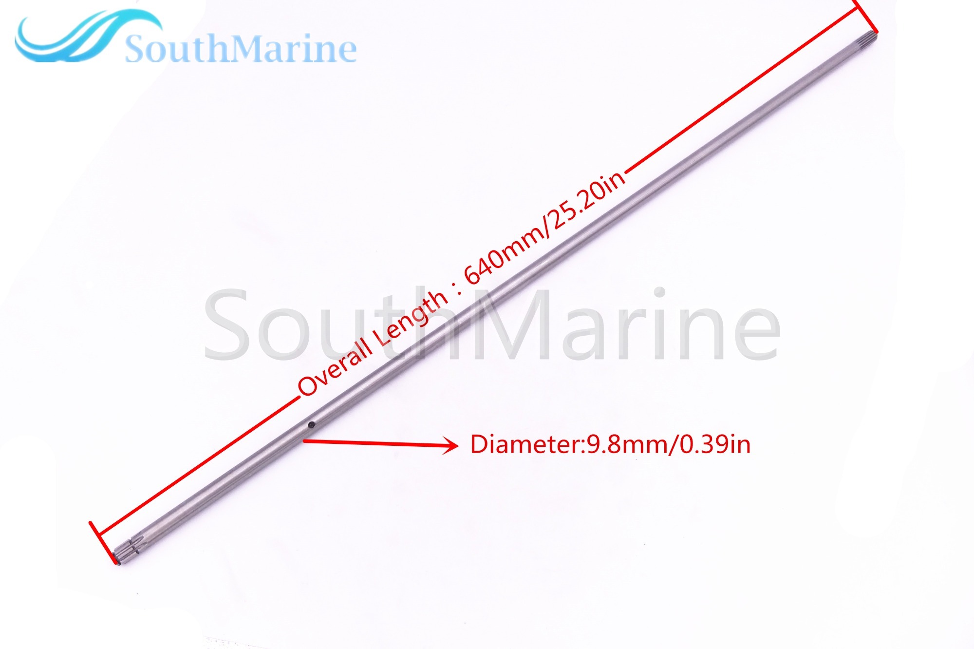 6L5-45511-00-00 69M-G5511-00 Outboard Engine Short Drive Shaft for Yamaha F2.5 3M 3G 3S Boat Motor