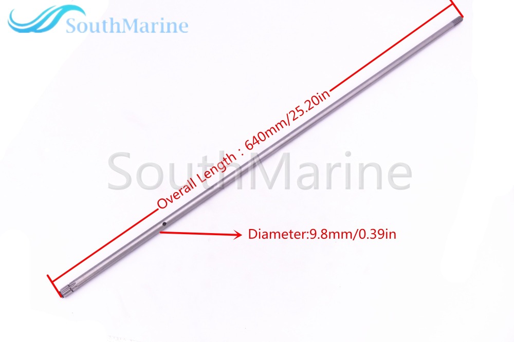 6L5-45511-00-00 69M-G5511-00 Outboard Engine Short Drive Shaft for Yamaha F2.5 3M 3G 3S Boat Motor