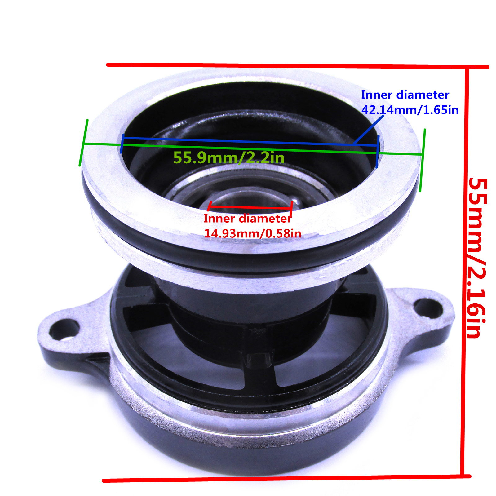Boat Engine Propeller Shaft Housing Assy with Bearing Ball 825118T for Mercury Marine/for 5040233 5040227 Evinrude Johnson OMC BRP 4HP 5HP 6HP Outboar
