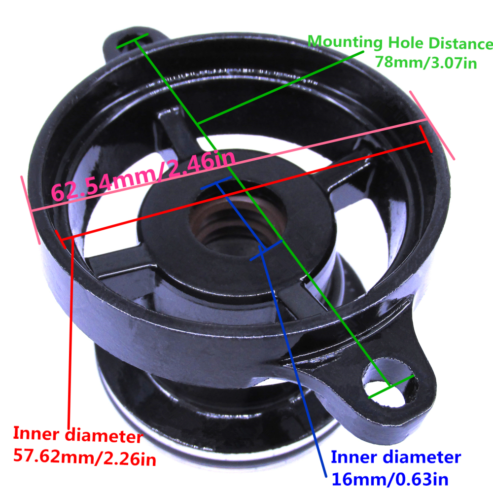 Boat Engine Propeller Shaft Housing Assy with Bearing Ball 825118T for Mercury Marine/for 5040233 5040227 Evinrude Johnson OMC BRP 4HP 5HP 6HP Outboar