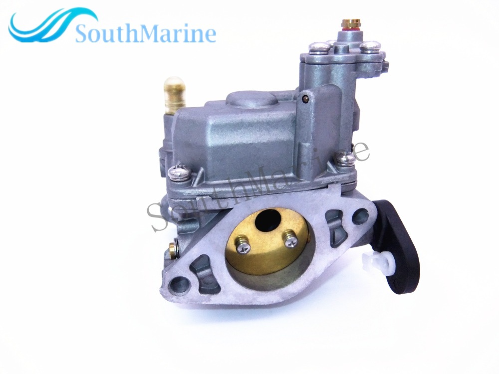 Outboard Engine 6D4-14301-00 Carburetor Assy for Yamaha 9.9HP 15HP 4-Stroke Boat Motor, Manual Start