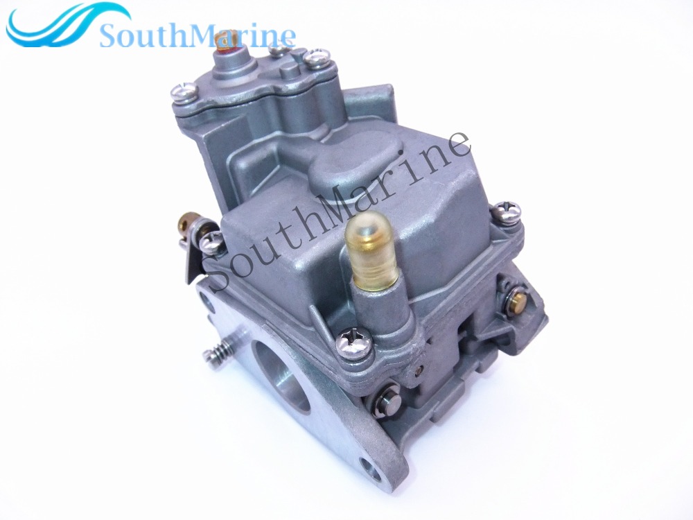 Outboard Engine 6D4-14301-00 Carburetor Assy for Yamaha 9.9HP 15HP 4-Stroke Boat Motor, Manual Start