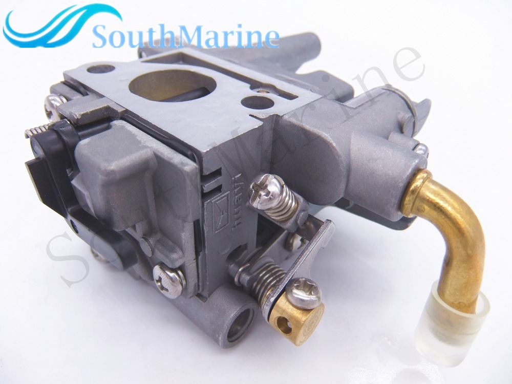 Boat Motor Carburetor Carb Assy 69M-14301-10 69M-14301-11 69M-14301-12 for Yamaha 4-Stroke F2.5 Outboard Engine, fit Sierra 18-34604