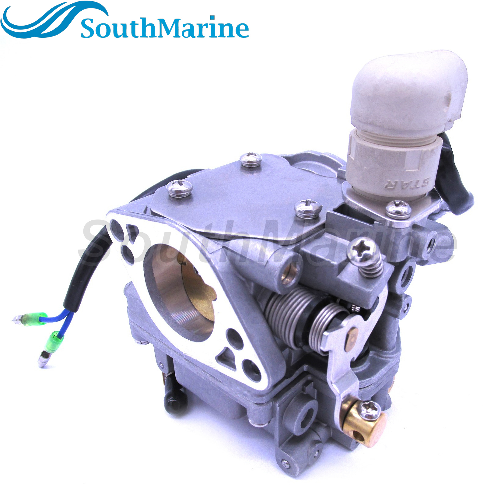SouthMarine Boat Egnine 3V9-03500-2 3V9035002 3V9035002M Carburetor Assembly for Tohatsu for Nissan 18HP MFS18B2 NSF18B2 Outboard Motor