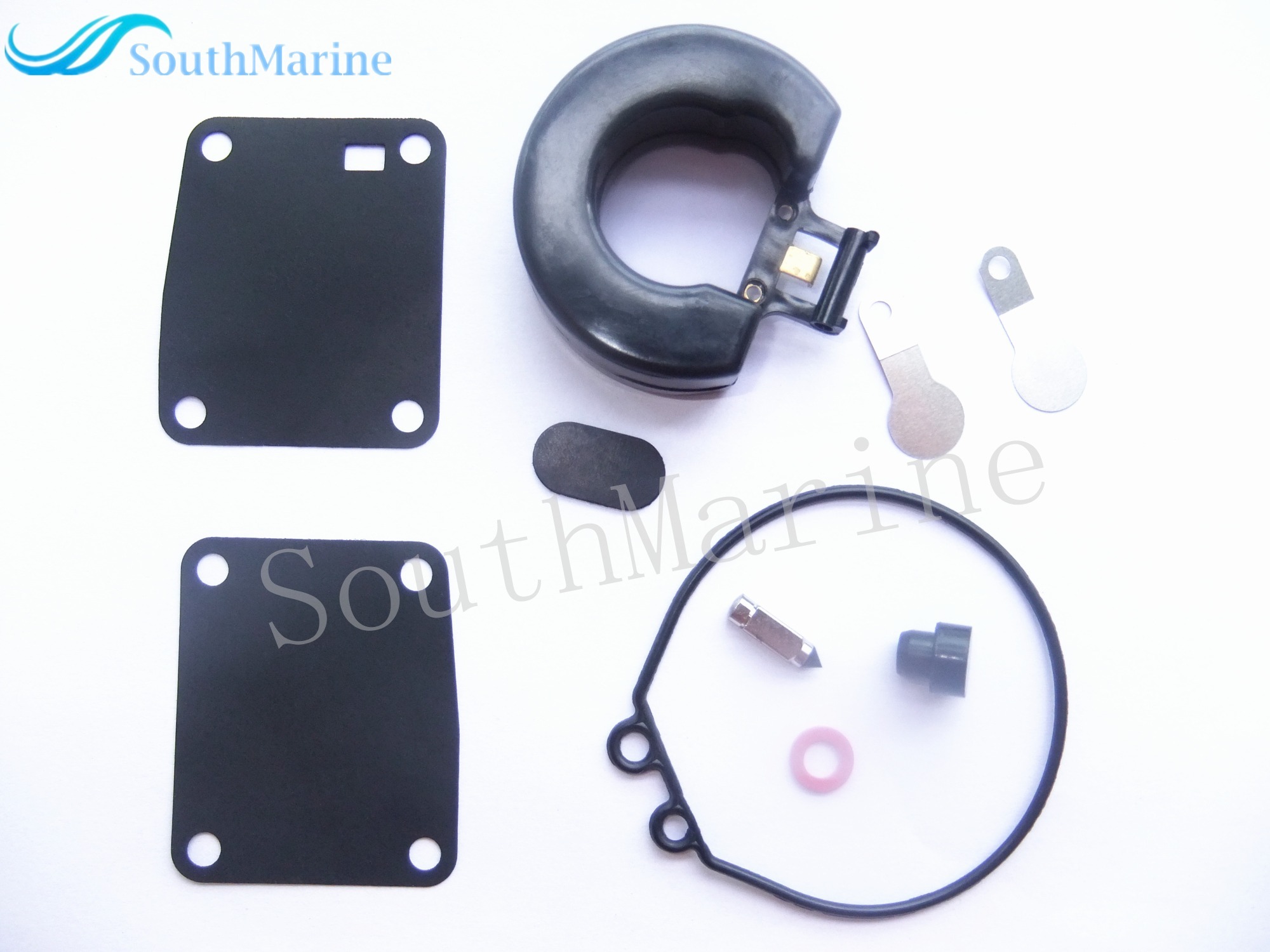 SouthMarine Carburetor Repair Kit for Hangkai 2-Stroke 5hp 6hp Boat Outboard Motor
