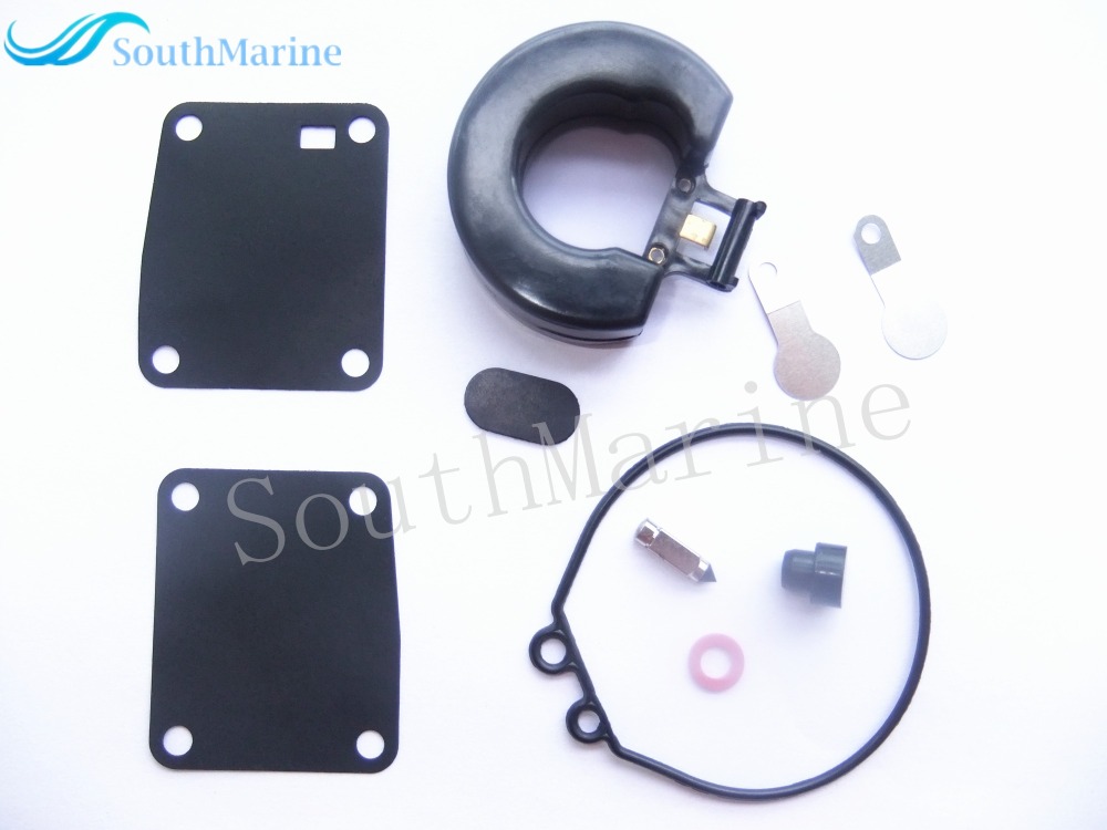 SouthMarine Carburetor Repair Kit for Hangkai 2-Stroke 5hp 6hp Boat Outboard Motor