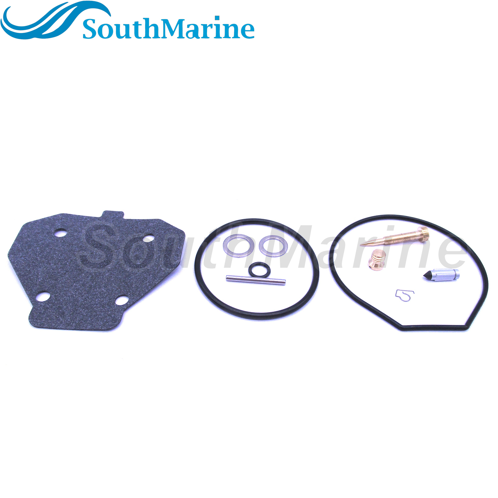 SouthMarine Boat Engine 61A-W0093-00 61A-W0093-01 Carburetor Repair Kit for Yamaha 225HP 250HP Outboard Motor, fits Sierra 18-7772