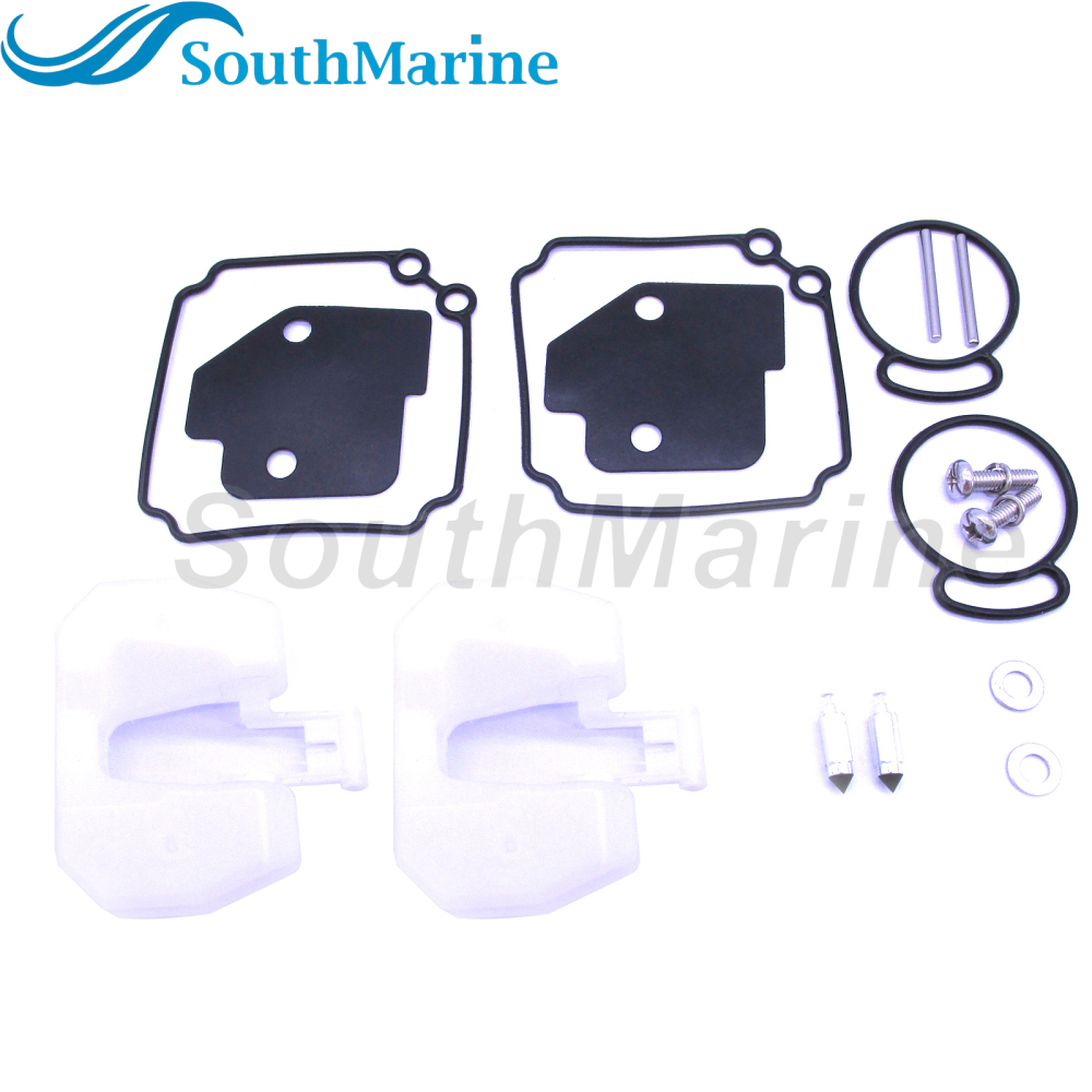 SouthMarine Boat Egnine 6L2-W0093-00 Carburetor Repair Kit for Yamaha 20HP 25HP Outboard Motor, Two Cylinder